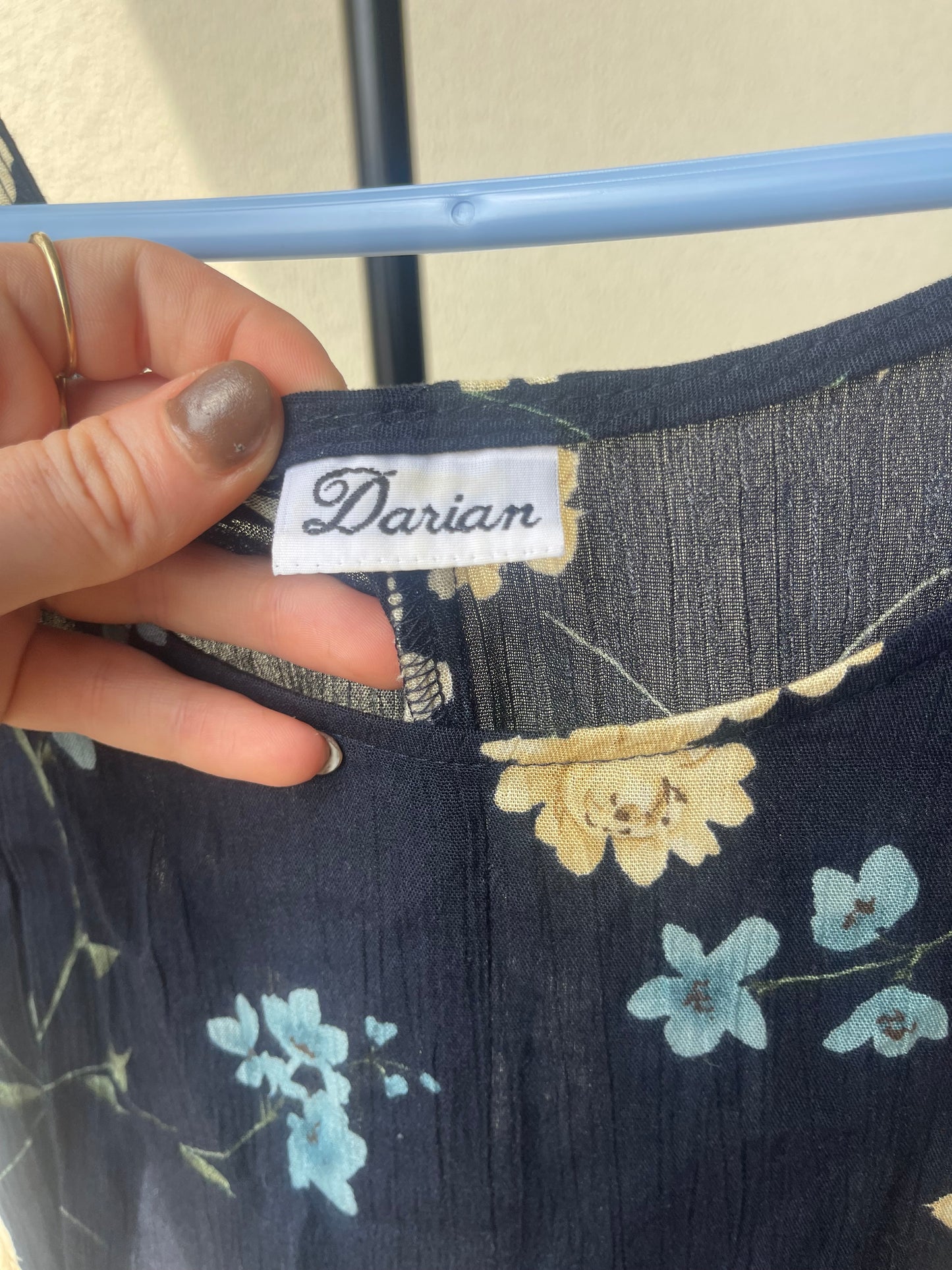 90’s Darian Floral Maxi Dress