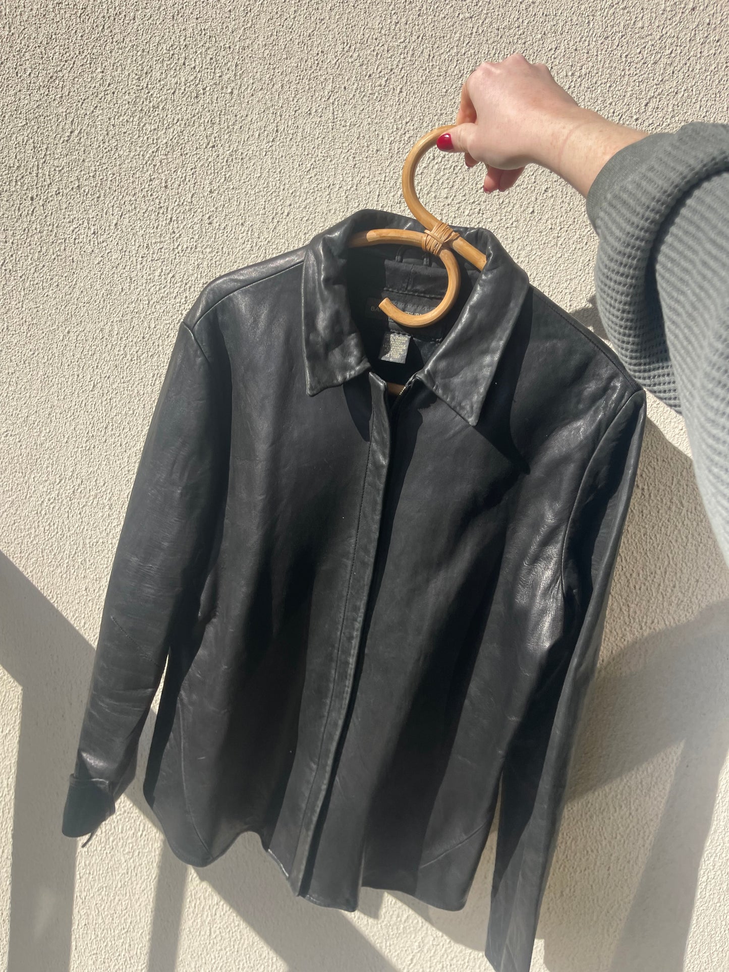 Vintage Banana Republic Leather Jacket Large