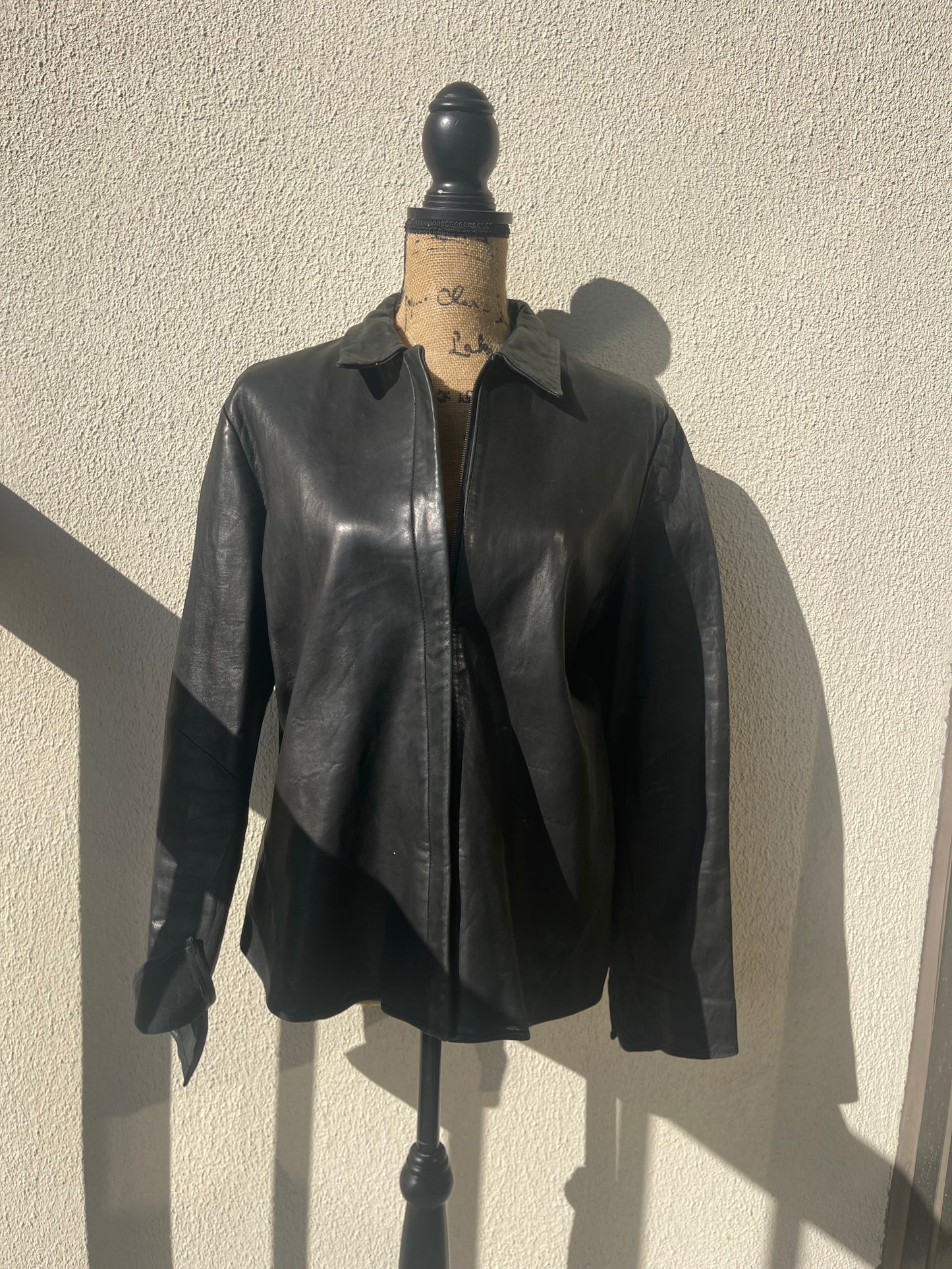 Vintage Banana Republic Leather Jacket Large