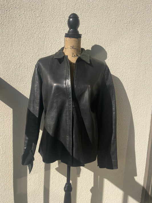 Vintage Banana Republic Leather Jacket Large