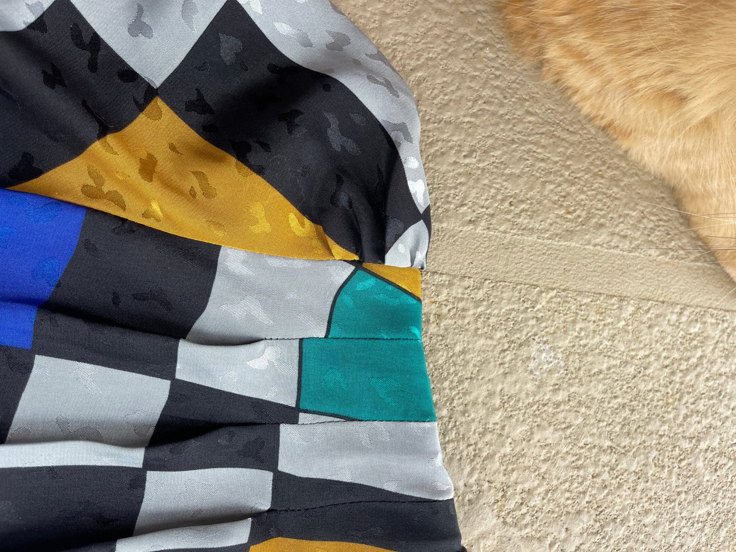 Vintage Retro 80'S Checker Top Small