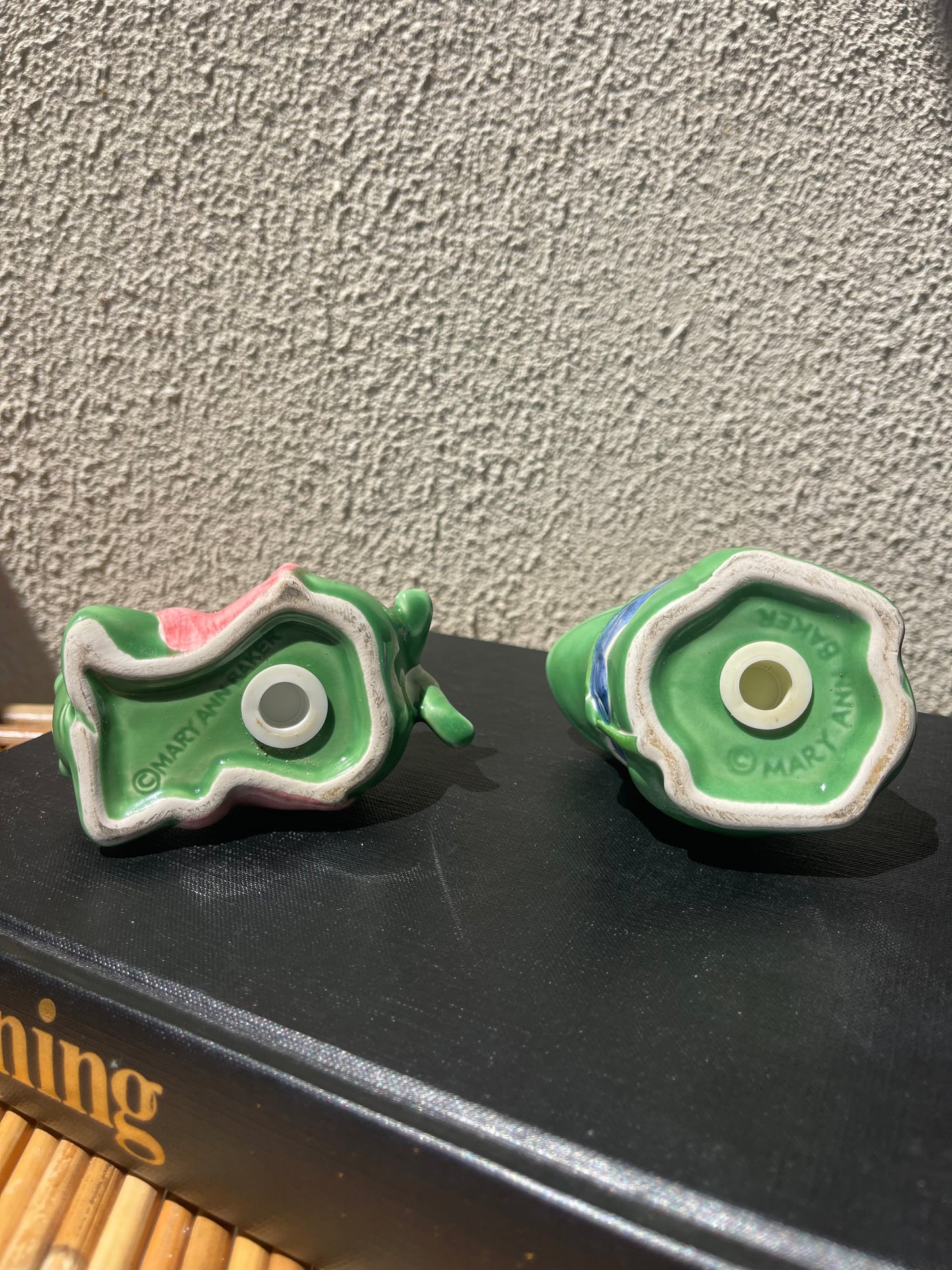 Vintage Frog Couple S&P Shakers