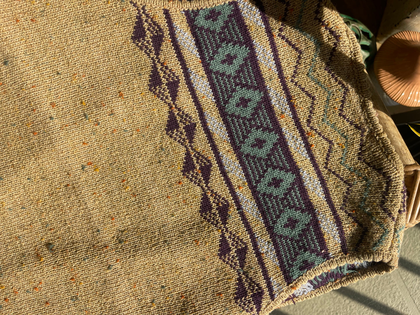Vintage Italian Cacharel Wool Blend Sweater Vest