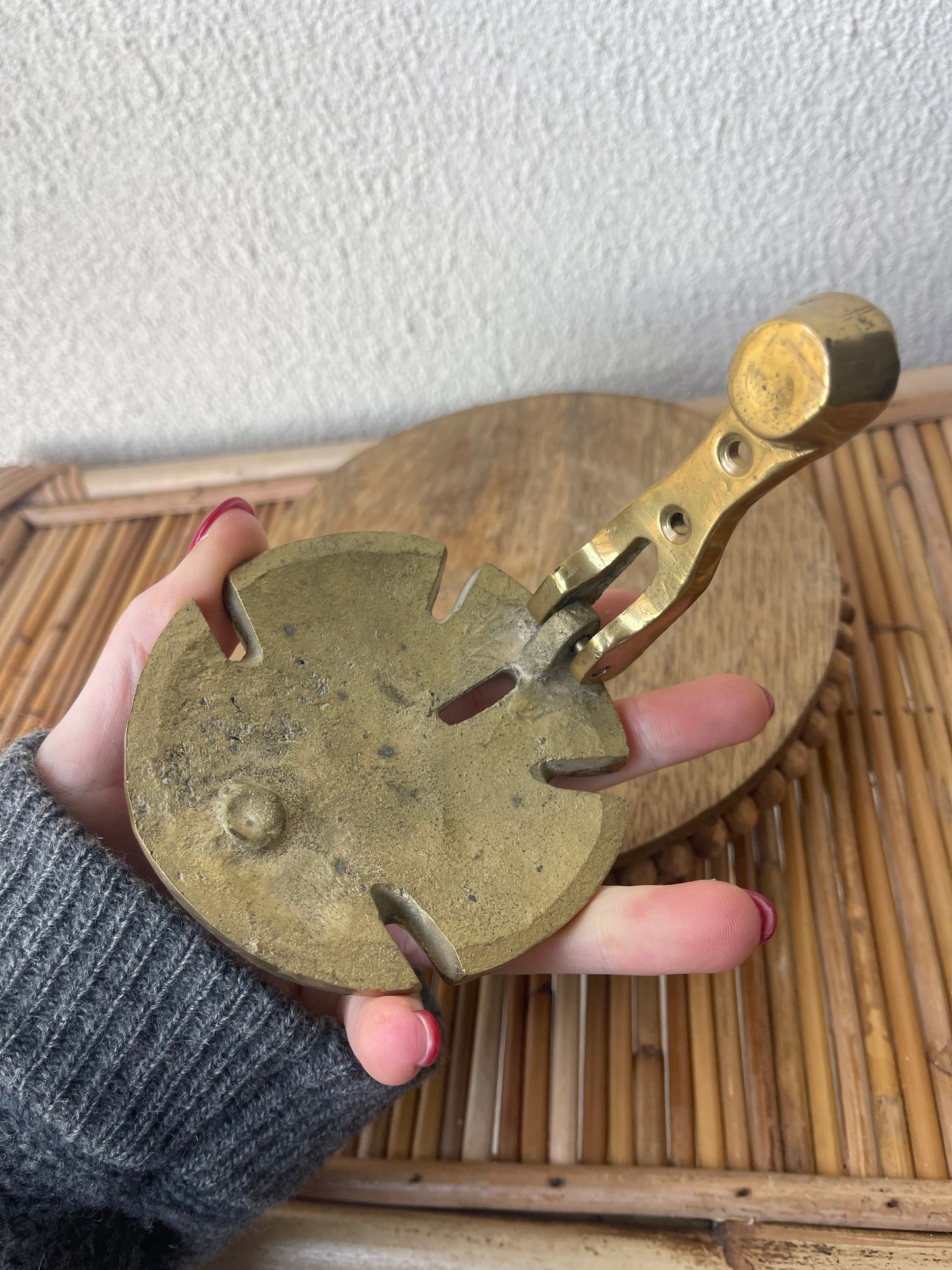 Brass Sand Dollar Door Knocker