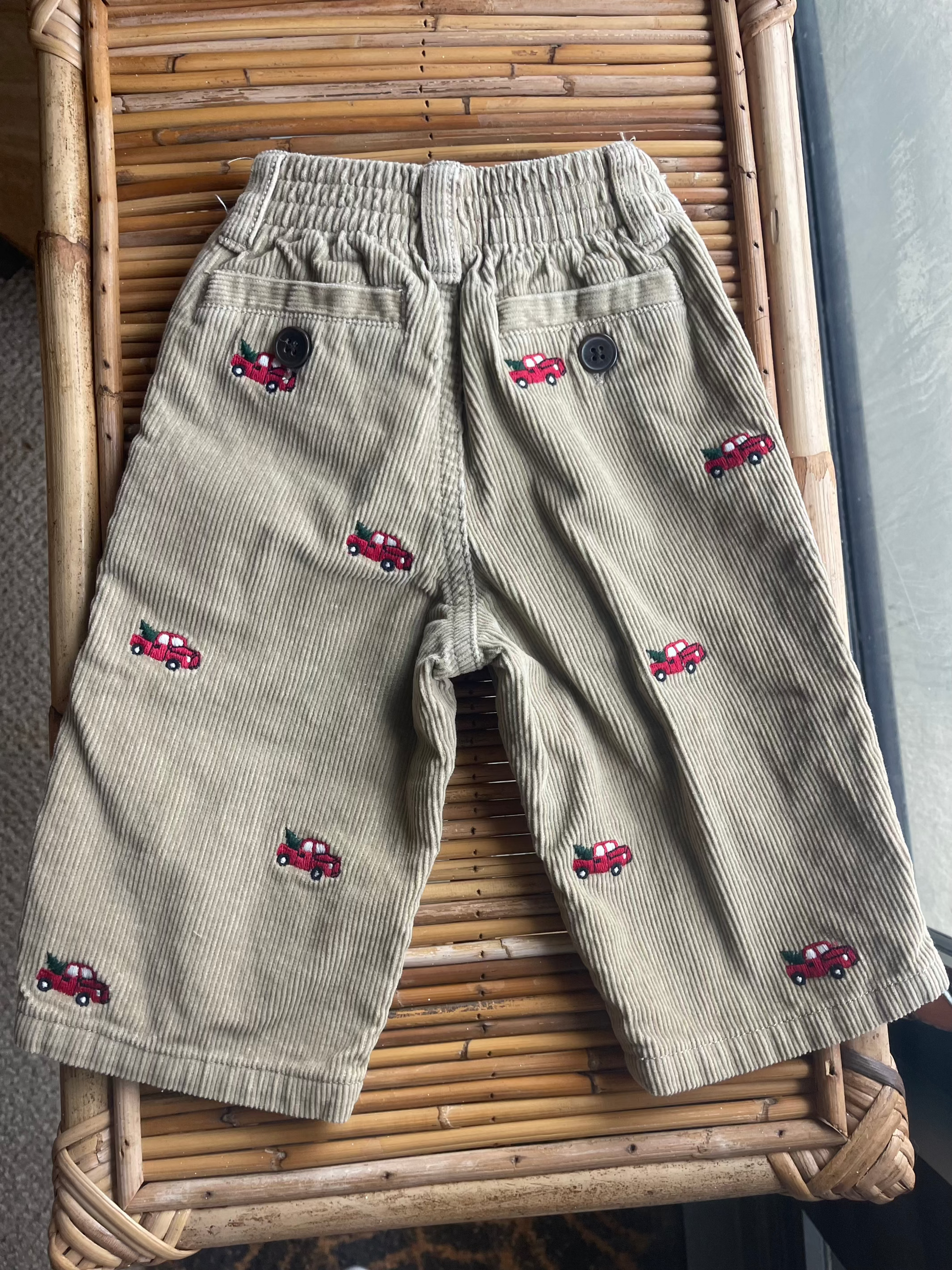 Baby boy holiday outfit 3-6 months old corduroy