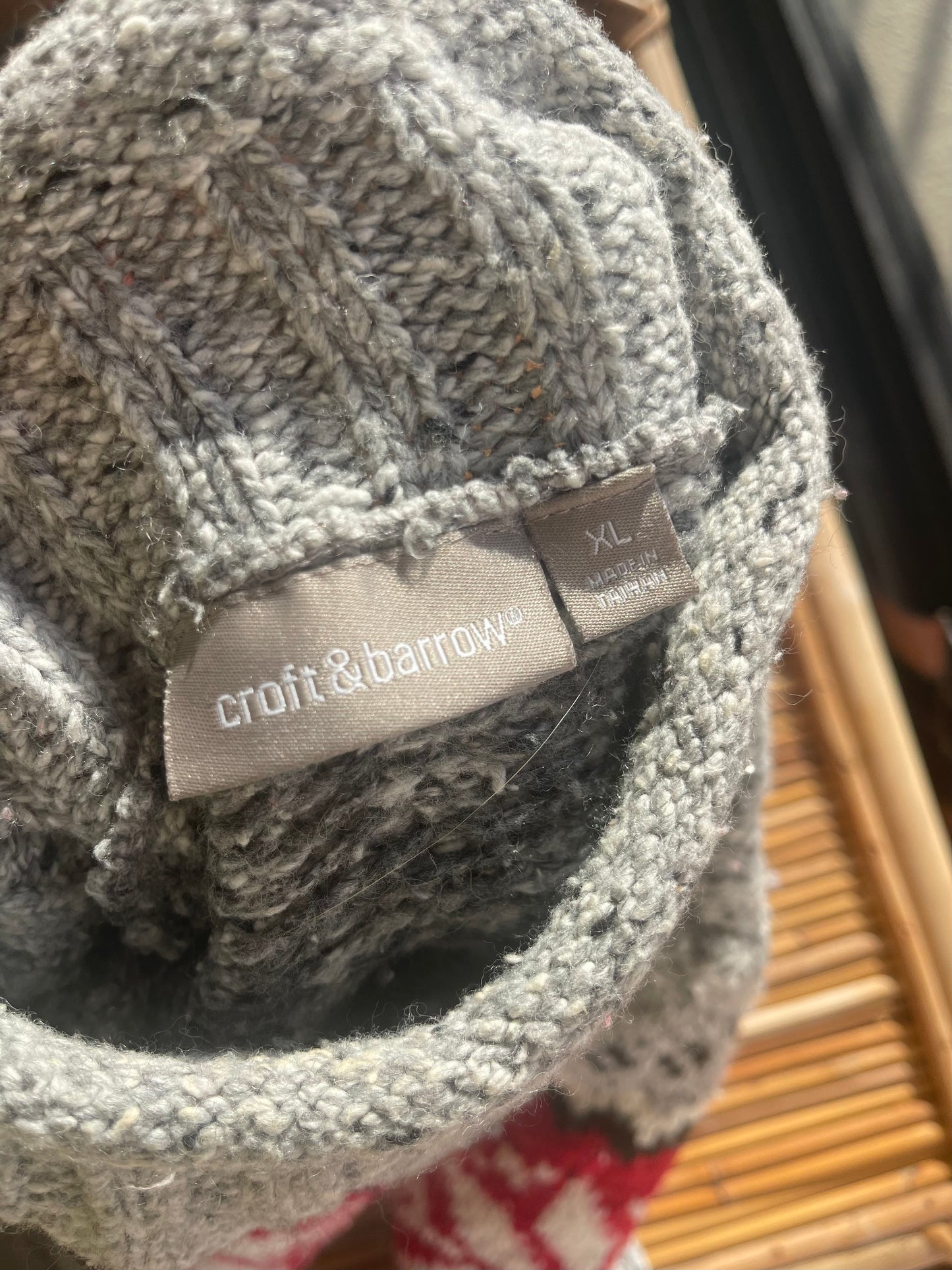 Croft & Barrow Mock Neck Sweater XL