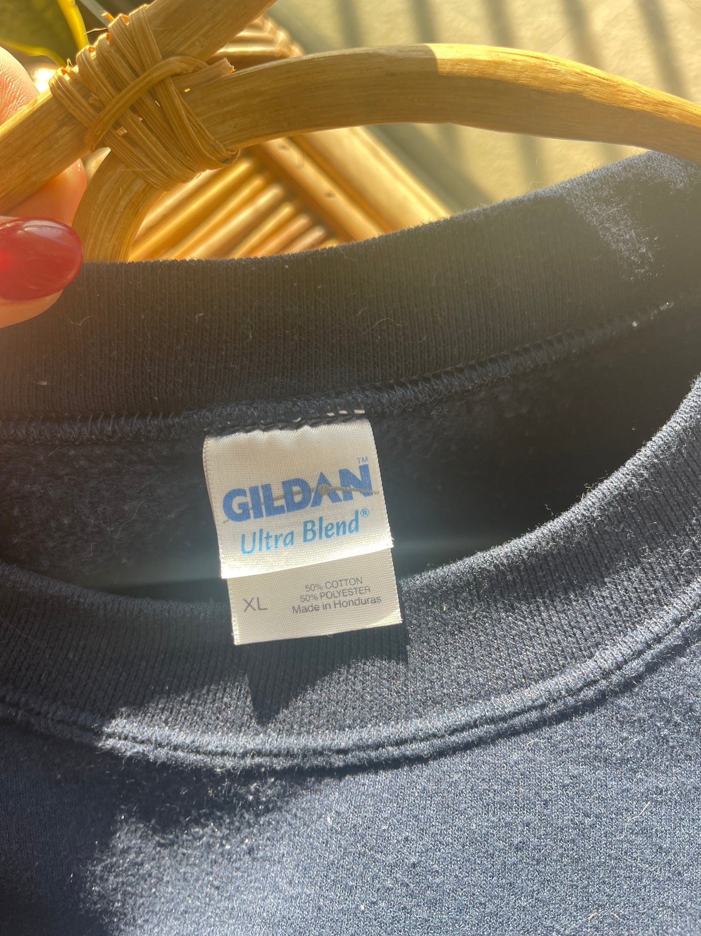 Gildan XL Navy Crew Neck Merch