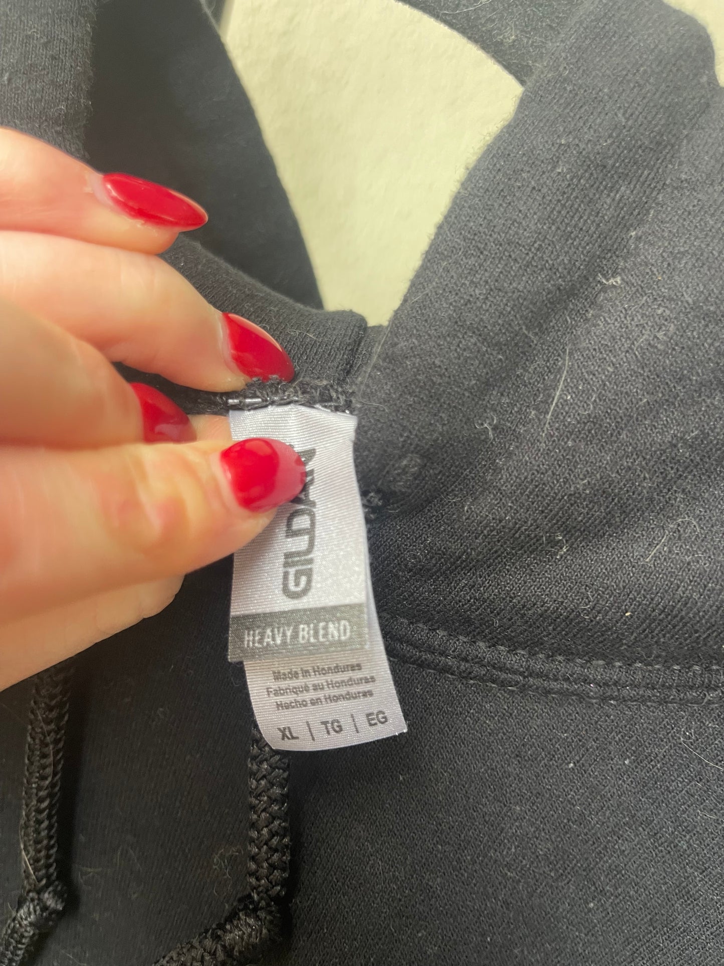 Gildan XL Black Hoodie Spider Merch