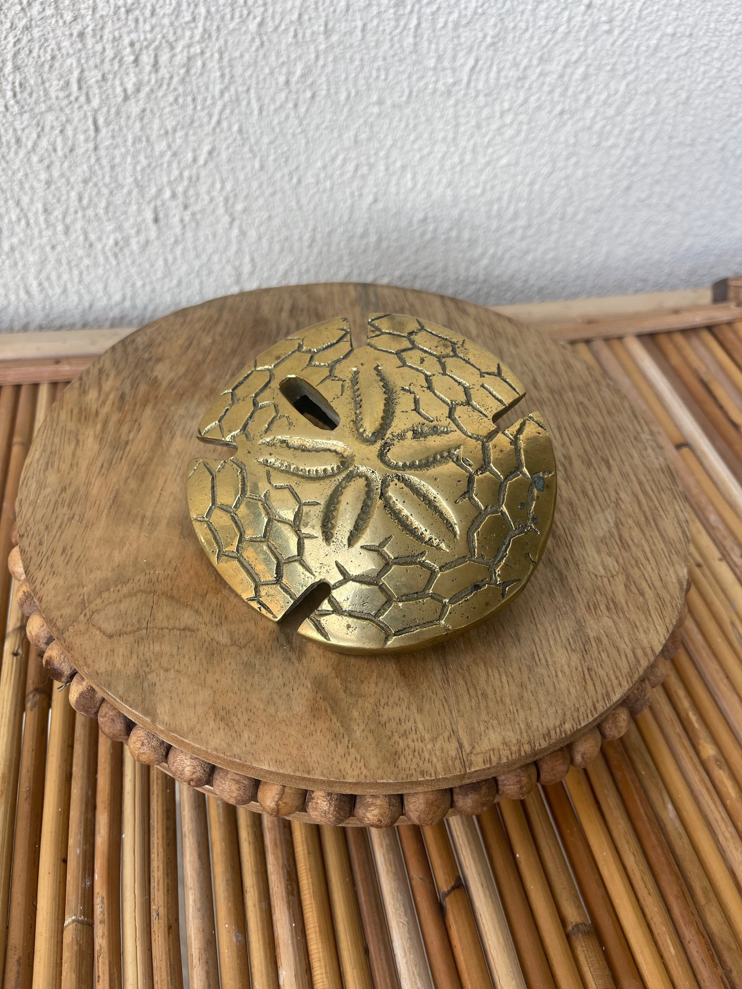 Brass Sand Dollar Door Knocker