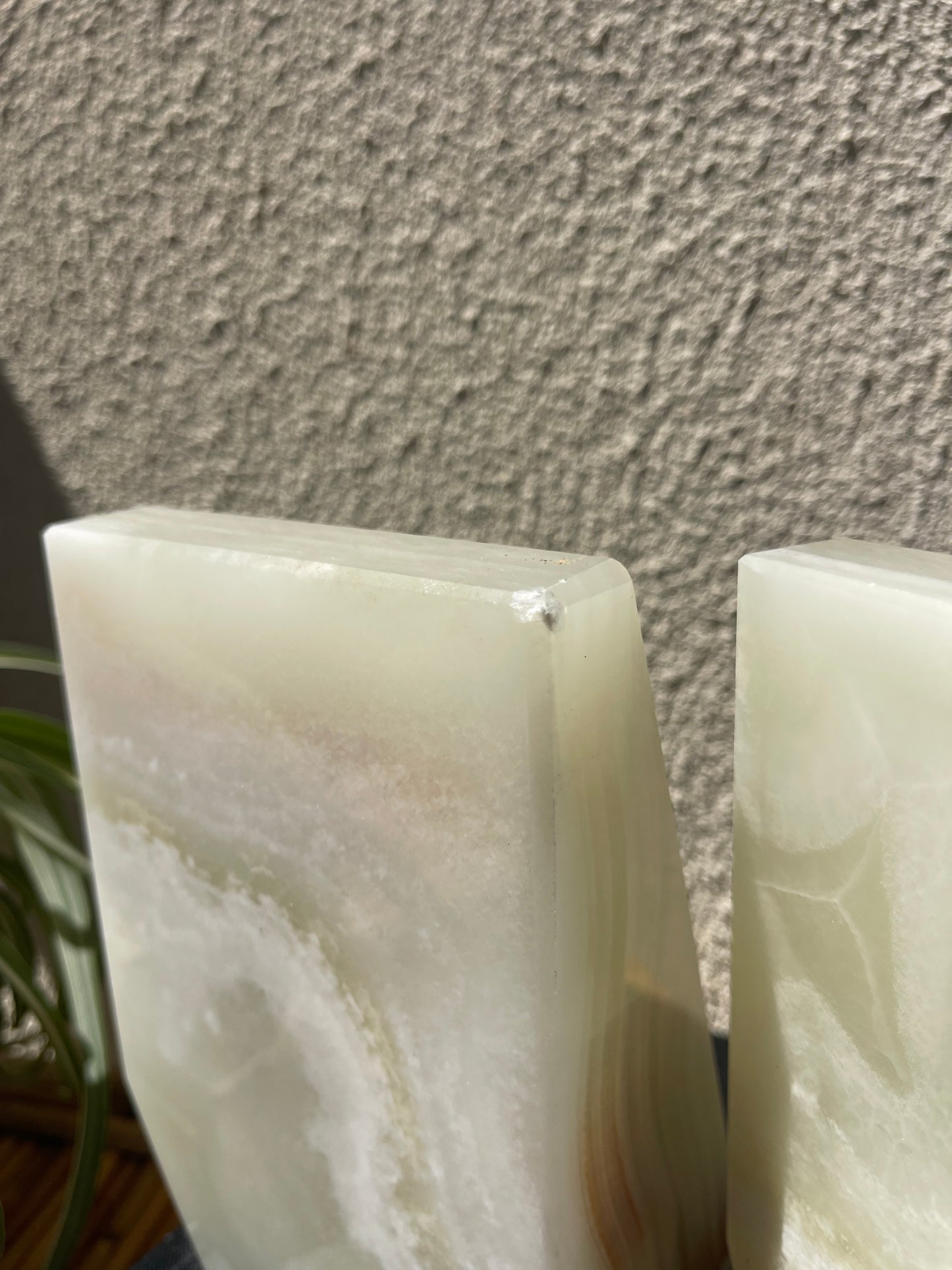 Vintage Onyx Bookends