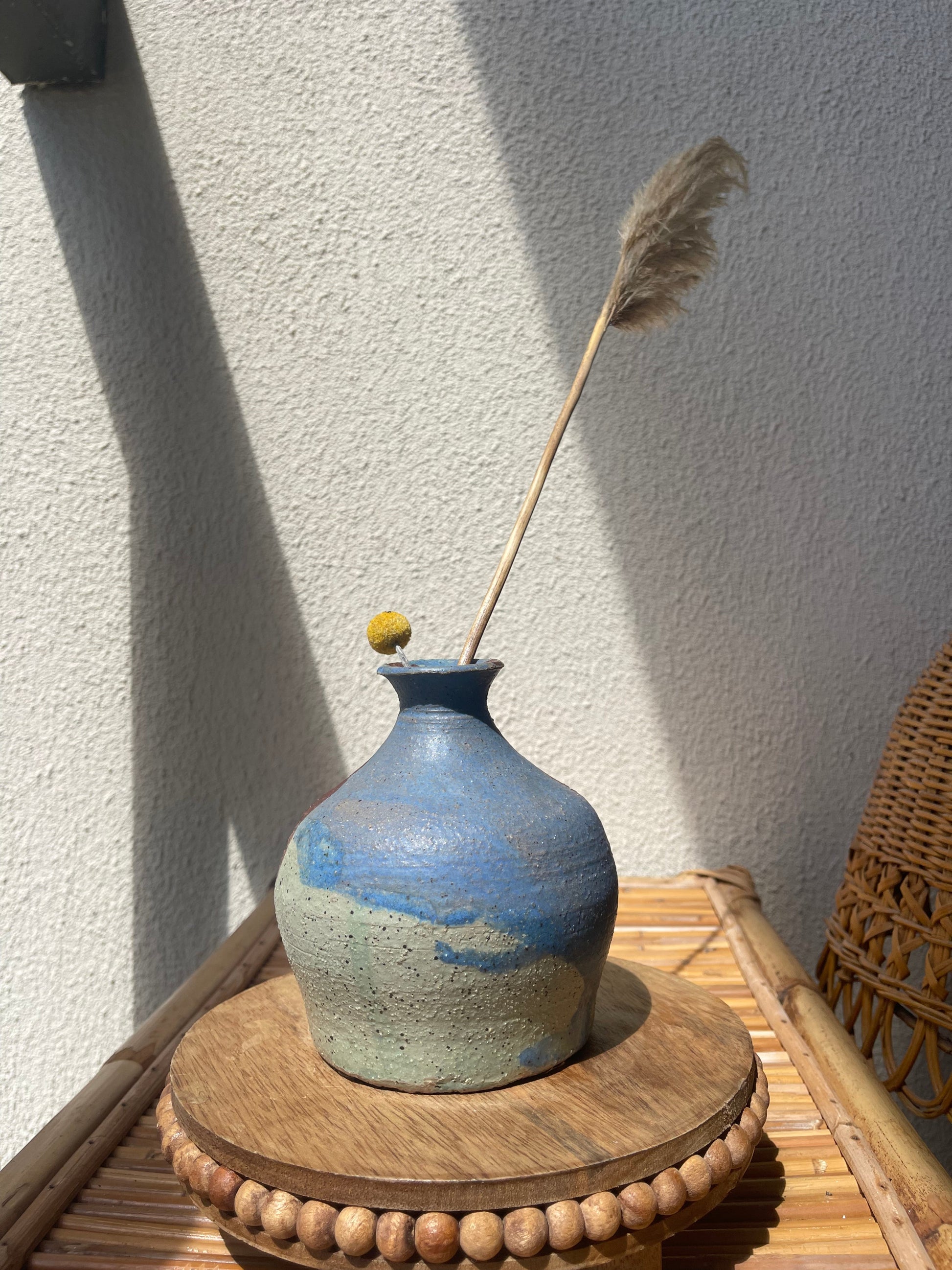 Handmade Pottery earth tone vase