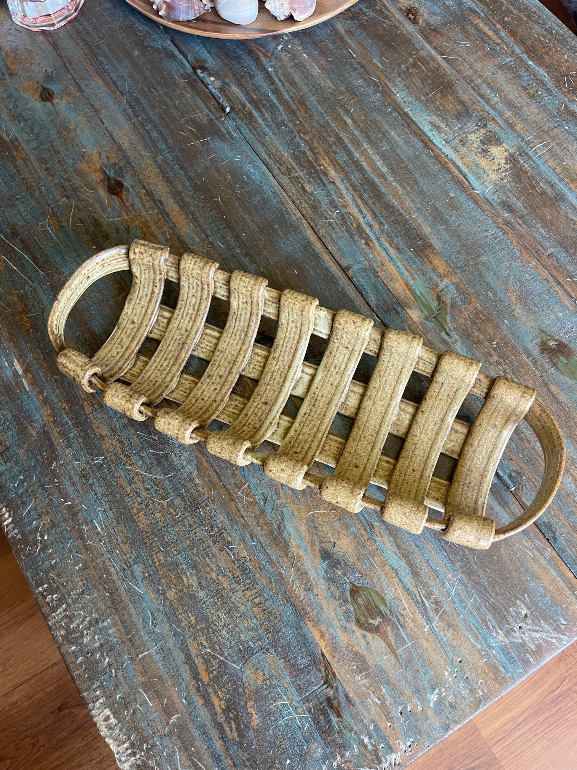 Handmade Studio Pottery Basket