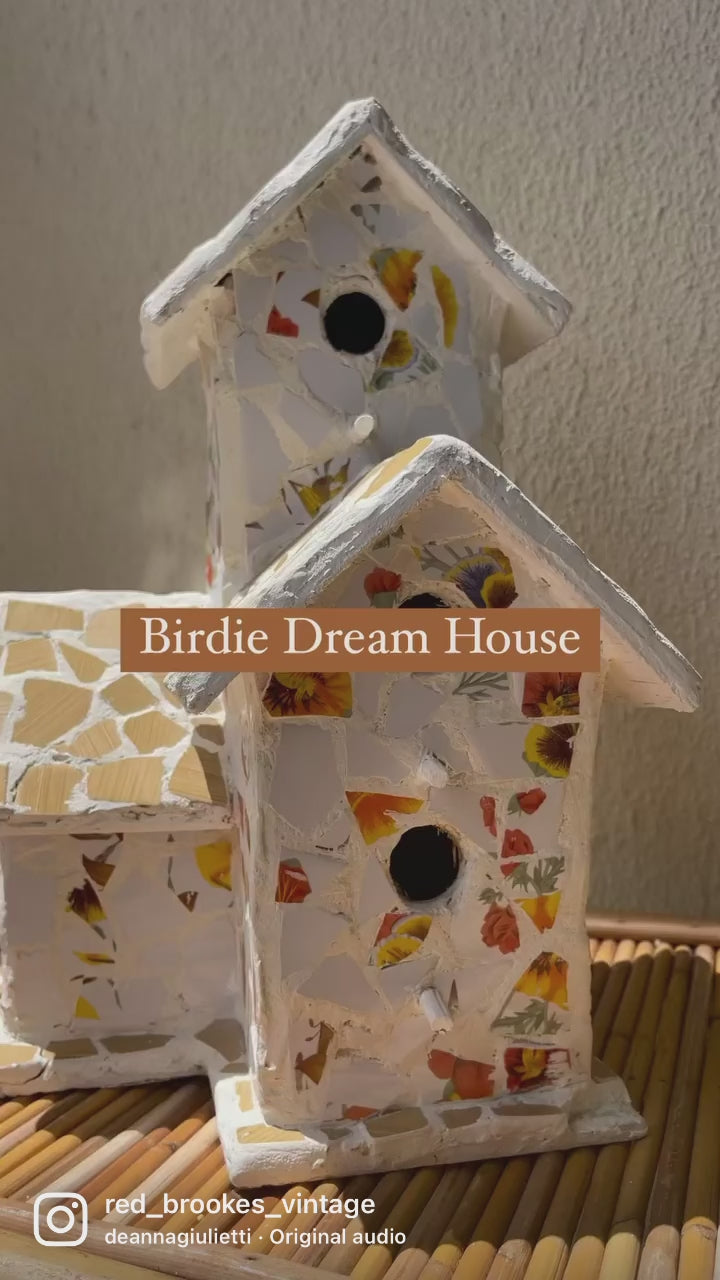 Handmade Plaster Birdhouse Video