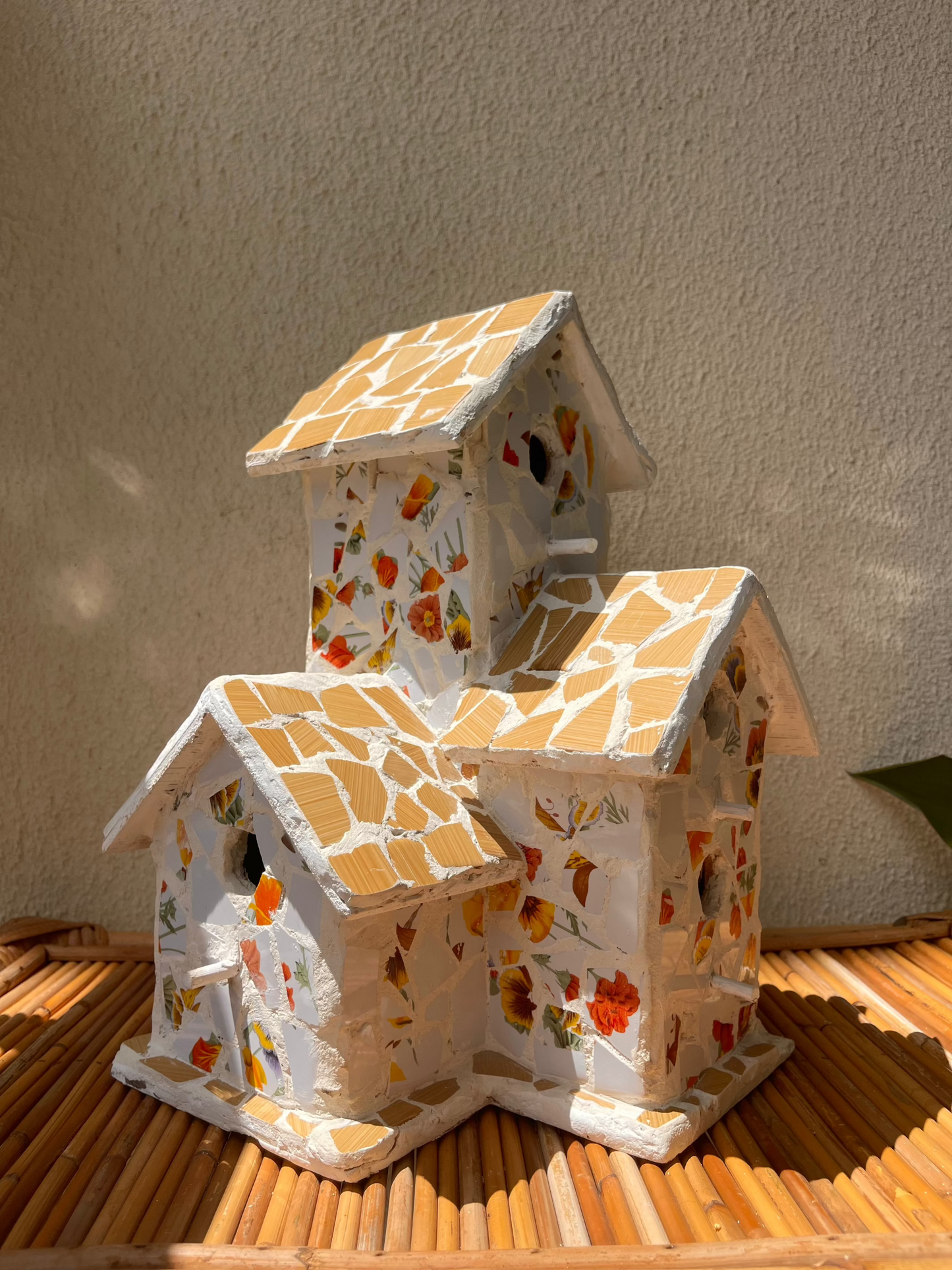 Handmade Plaster Birdhouse