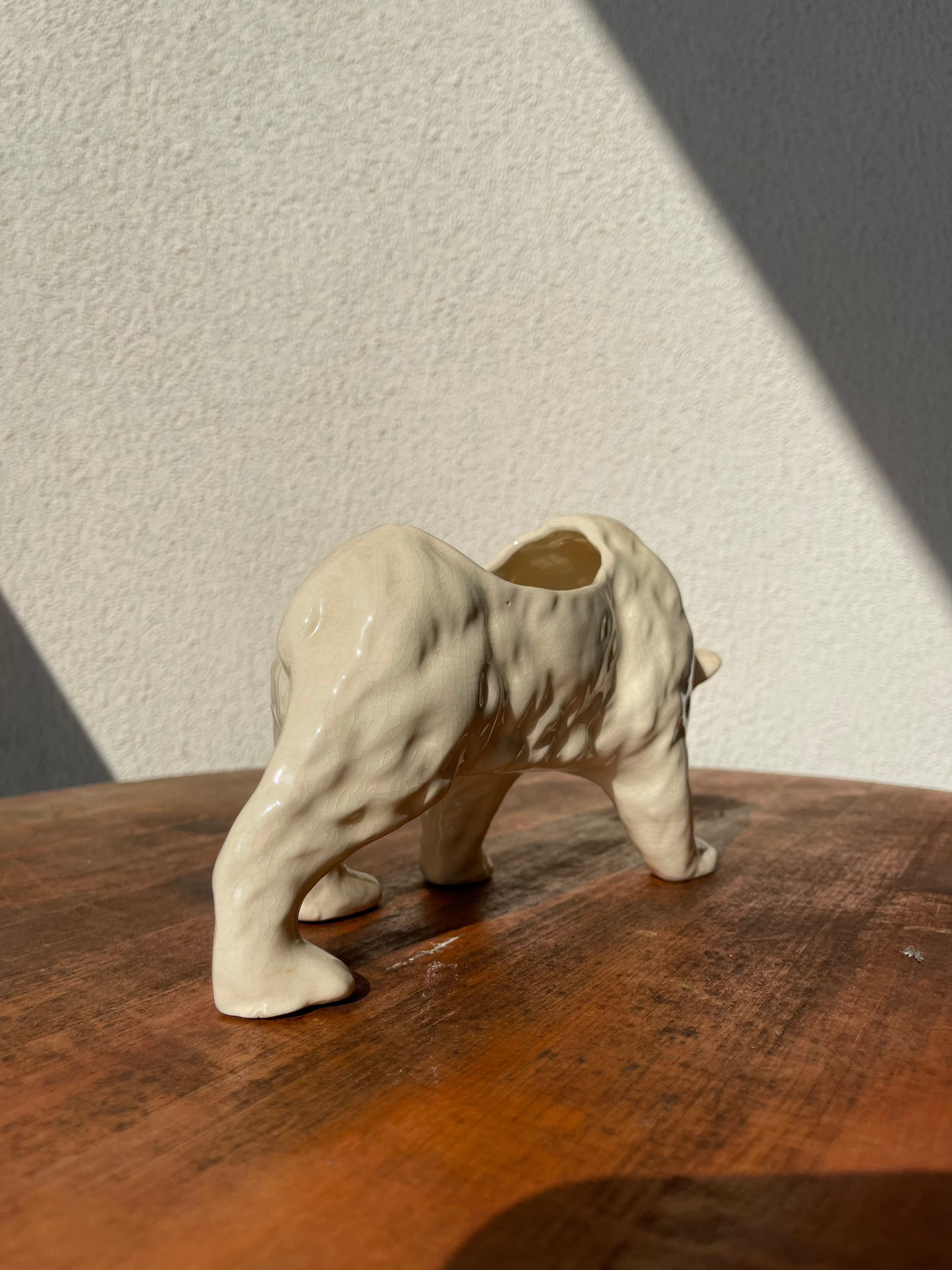 Polar Bear Planter Back