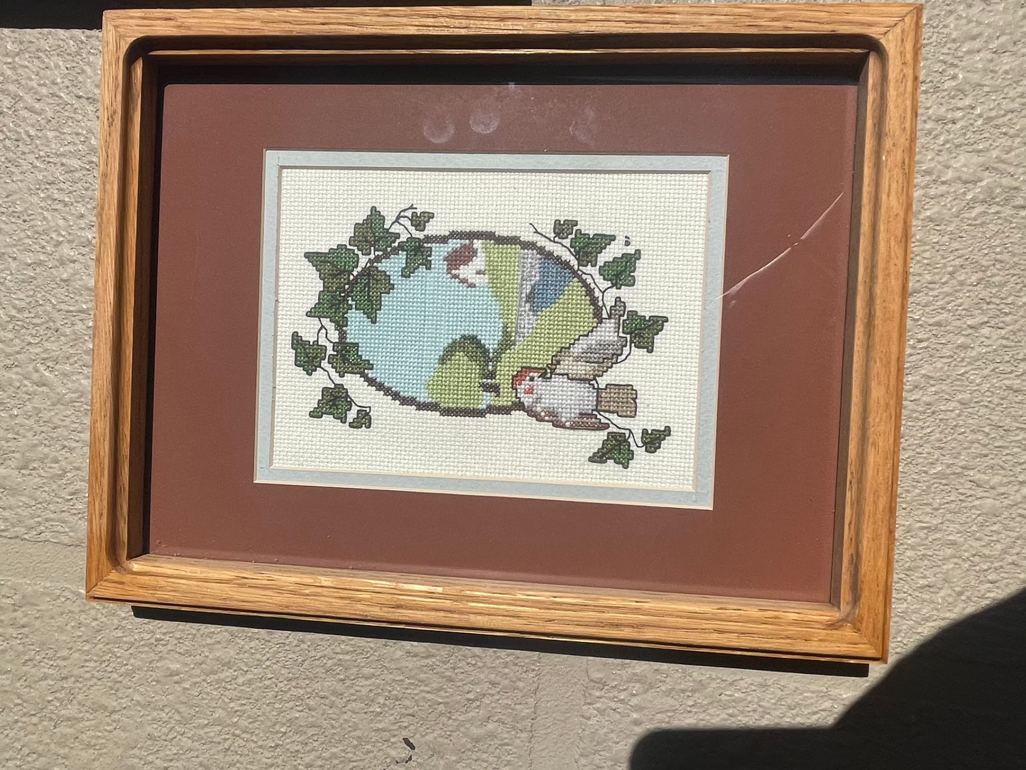 Vintage Cross Stitch Set Bird