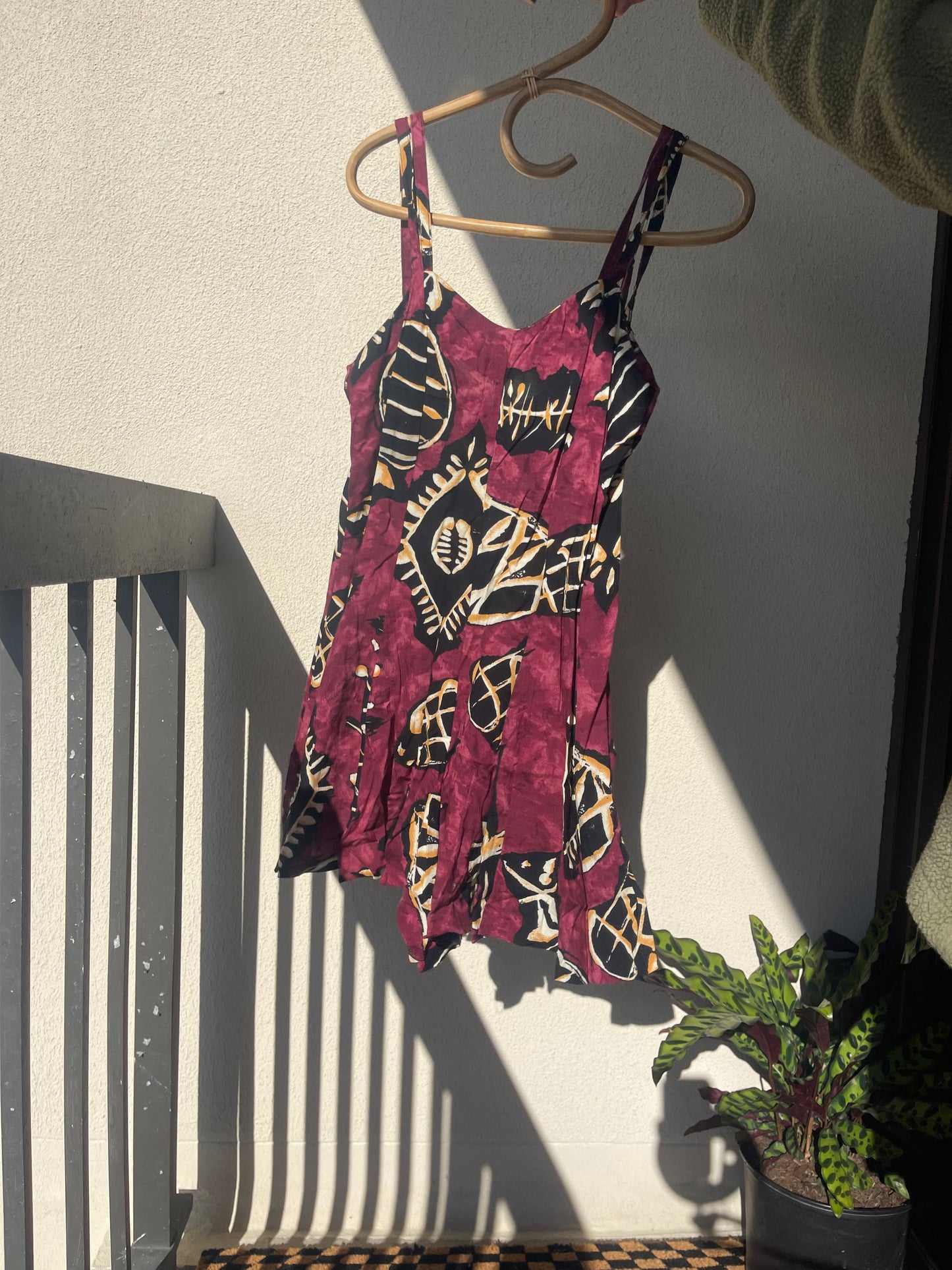 Vintage All That Jazz Tribal Print Romper M