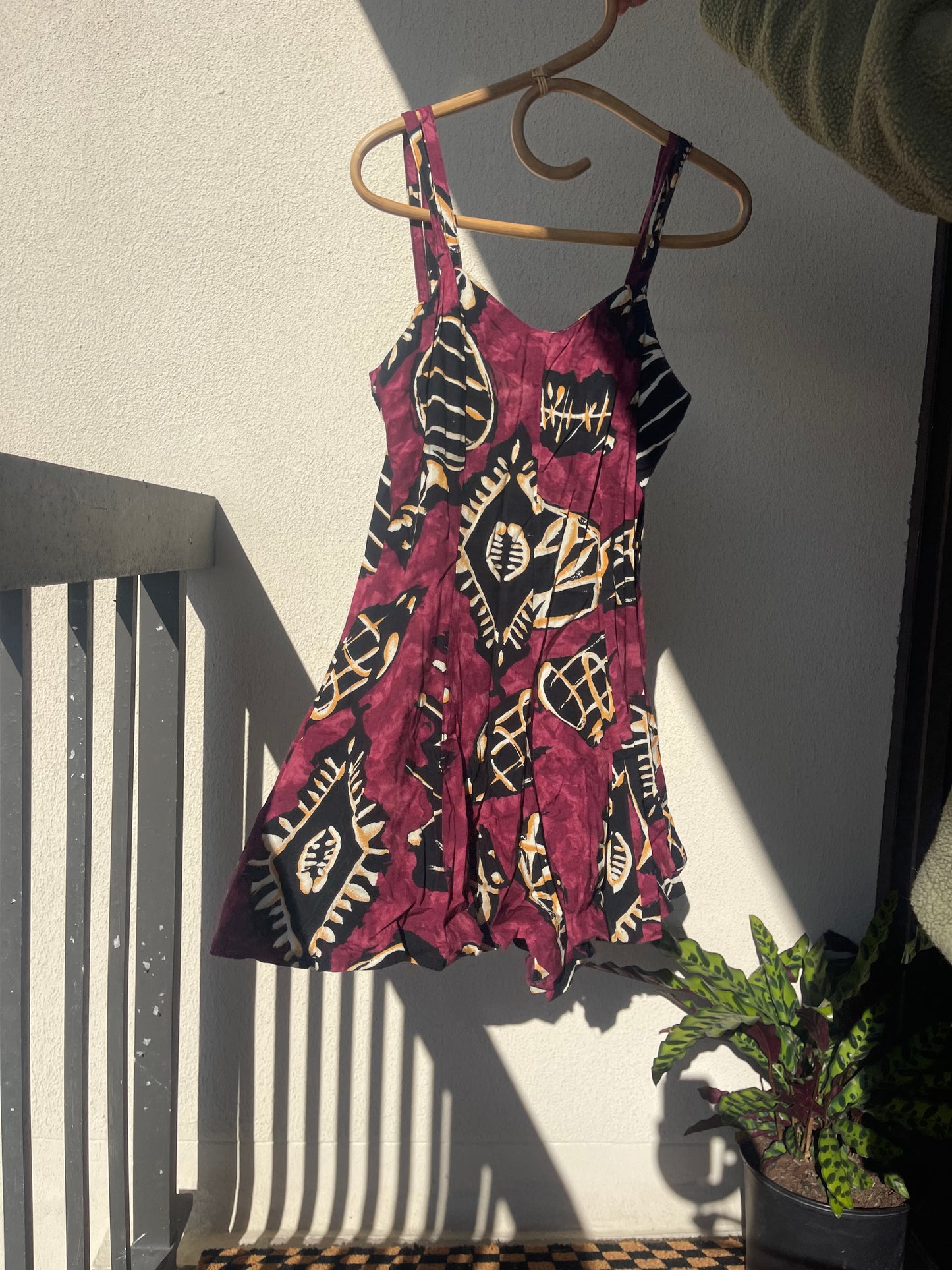 Vintage All That Jazz Tribal Print Romper M