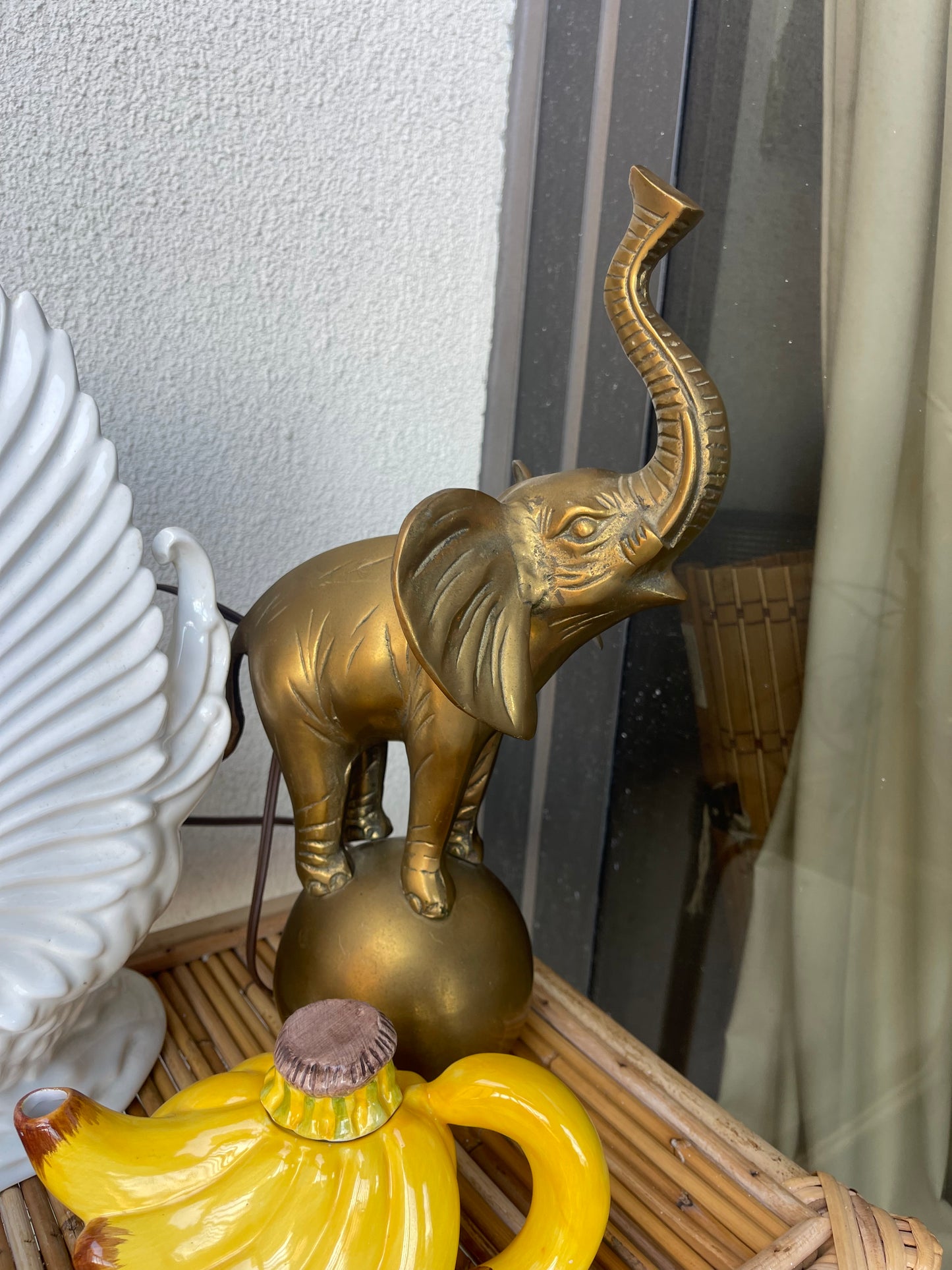 Vintage Brass Elephant