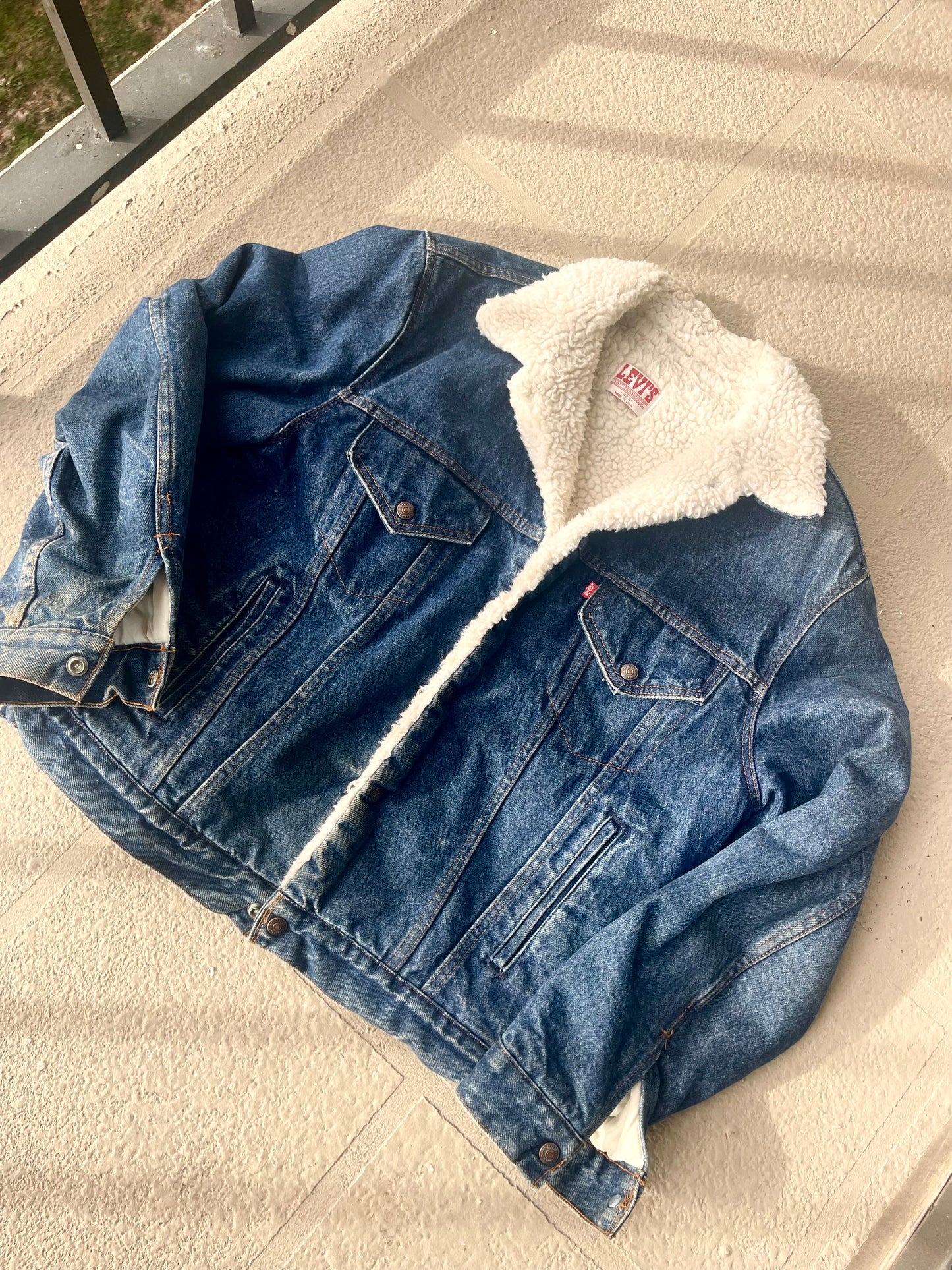 80's Levi's San Francisco Sherpa Denim Jacket