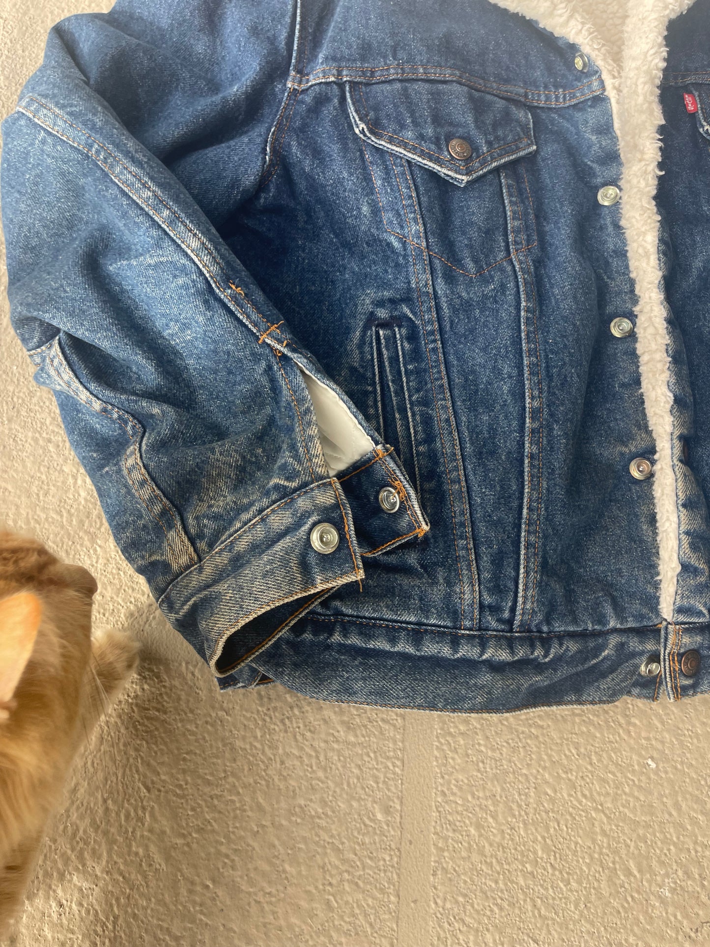 80's Levi's San Francisco Sherpa Denim Jacket