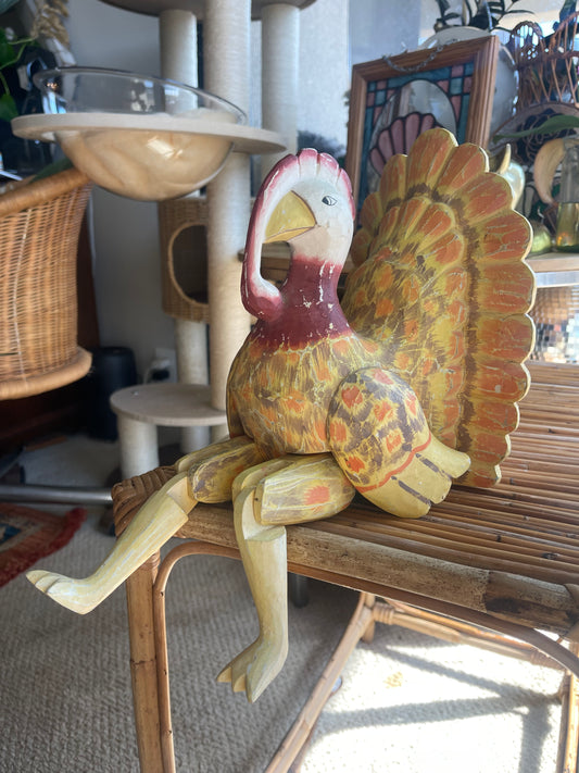 Wooden Turkey Shelf Sitter