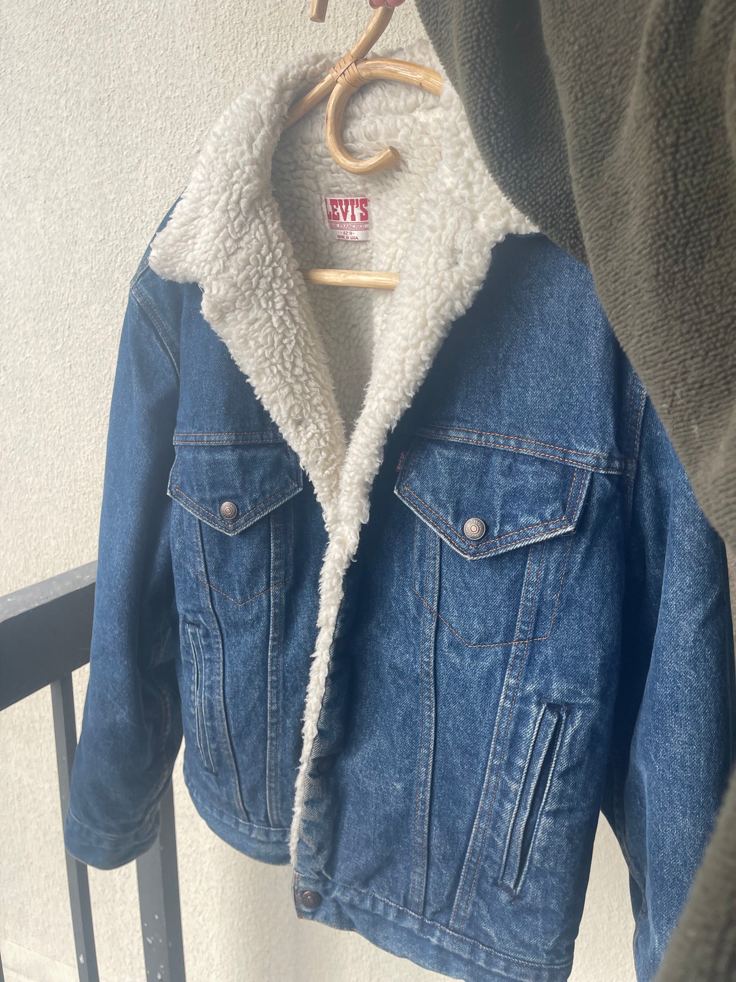 80's Levi's San Francisco Sherpa Denim Jacket