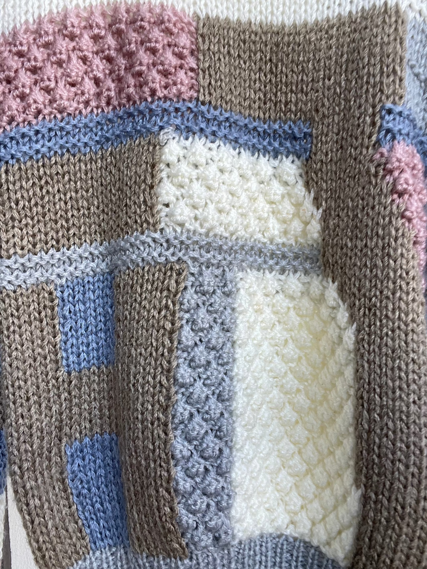Handmade Color Block Sweater zoom