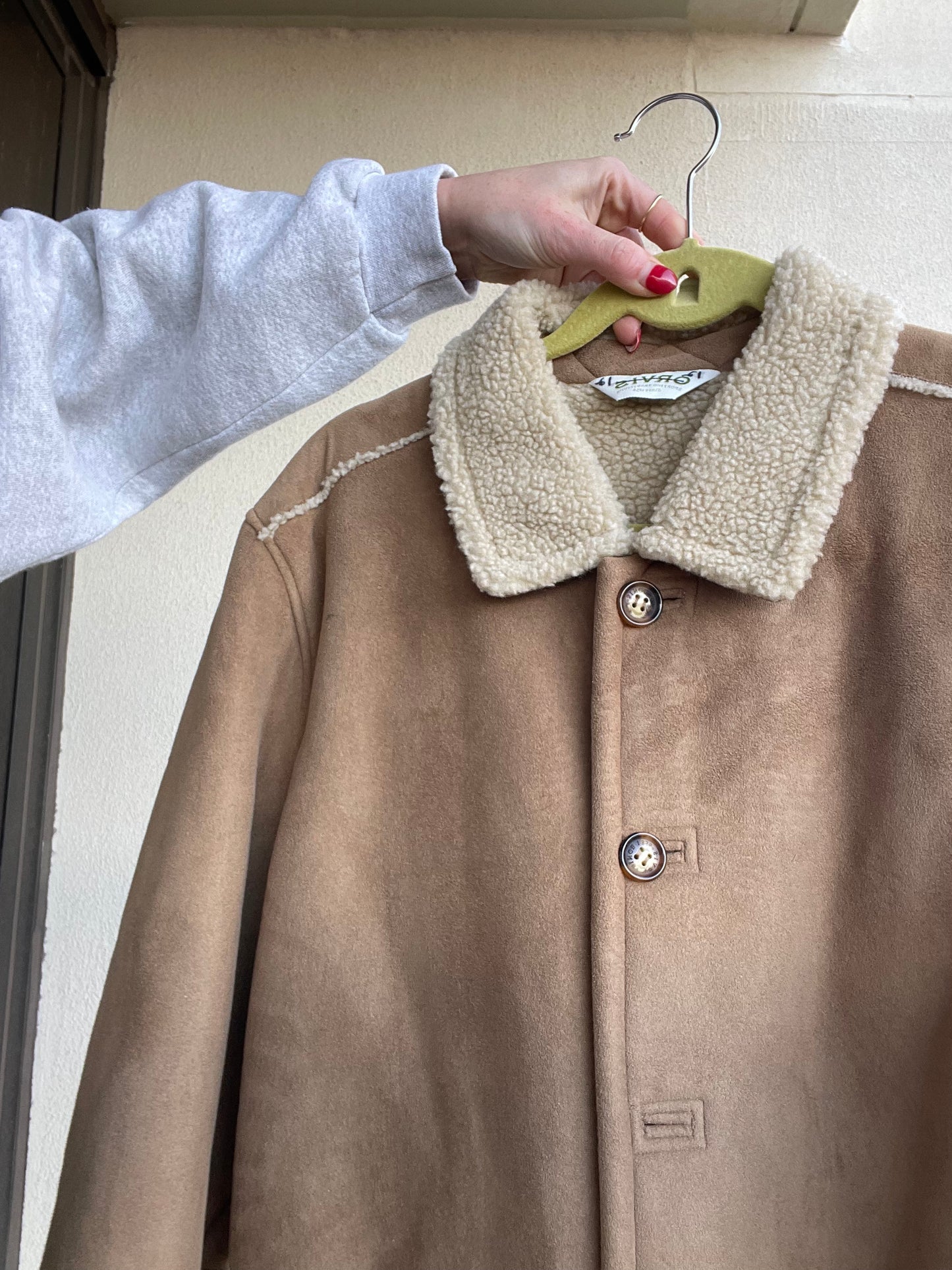 Orvis Sherpa Suede Coat Small