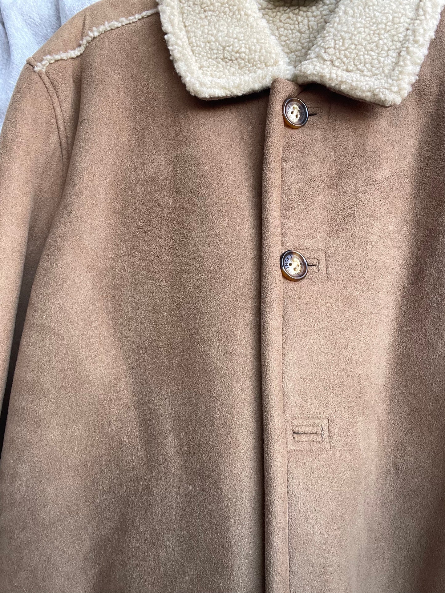 Orvis Sherpa Suede Coat Small