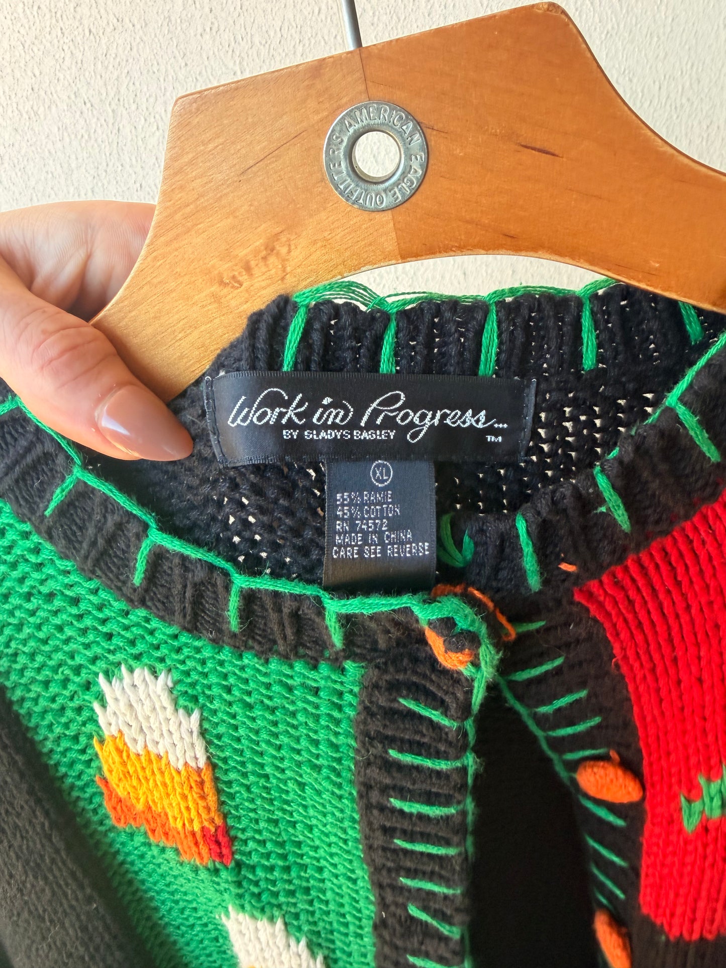 90’s Halloween Sweater XL