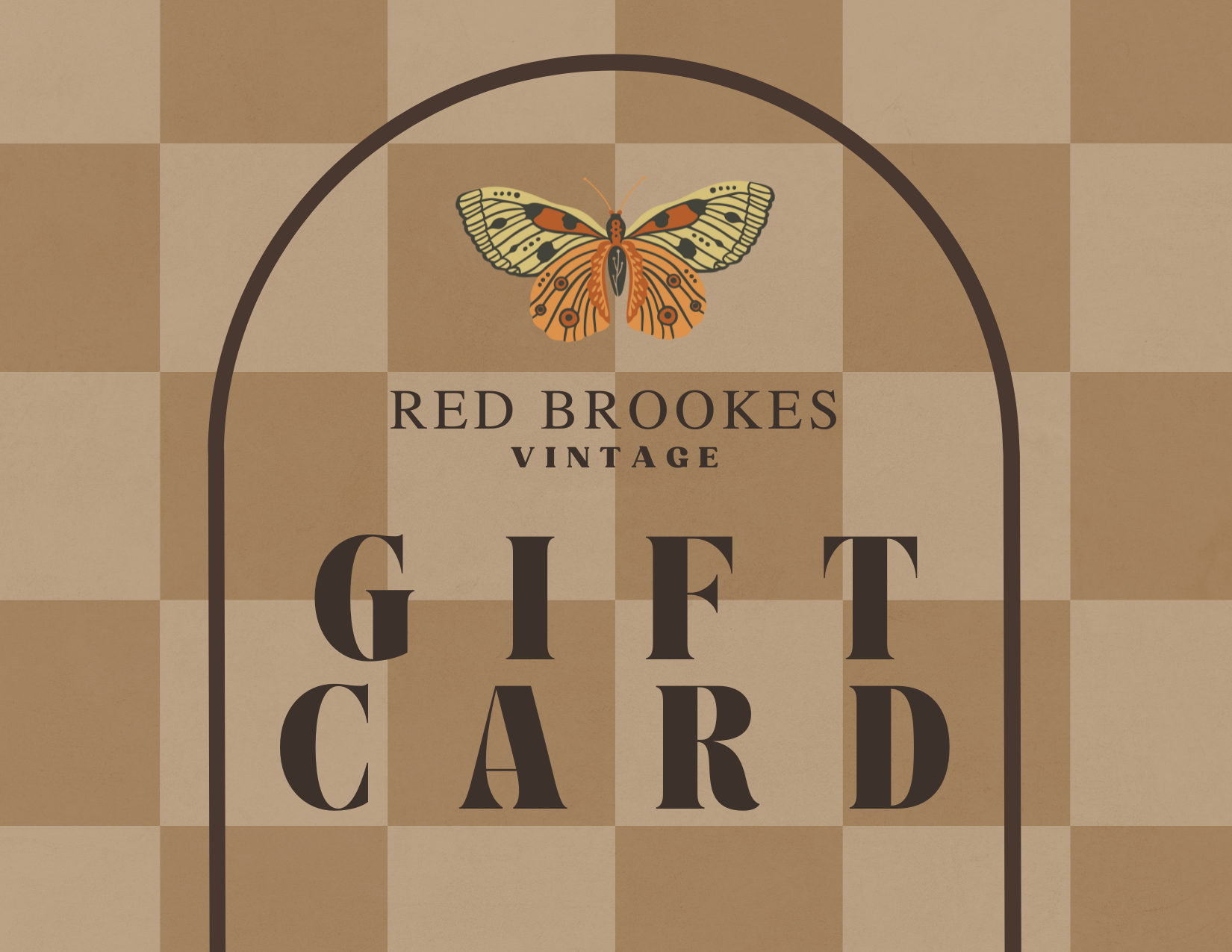 Red Brookes Vintage Gift Card