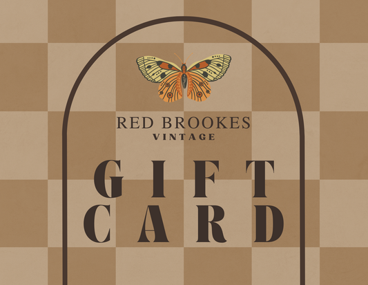 Red Brookes Vintage Gift Card