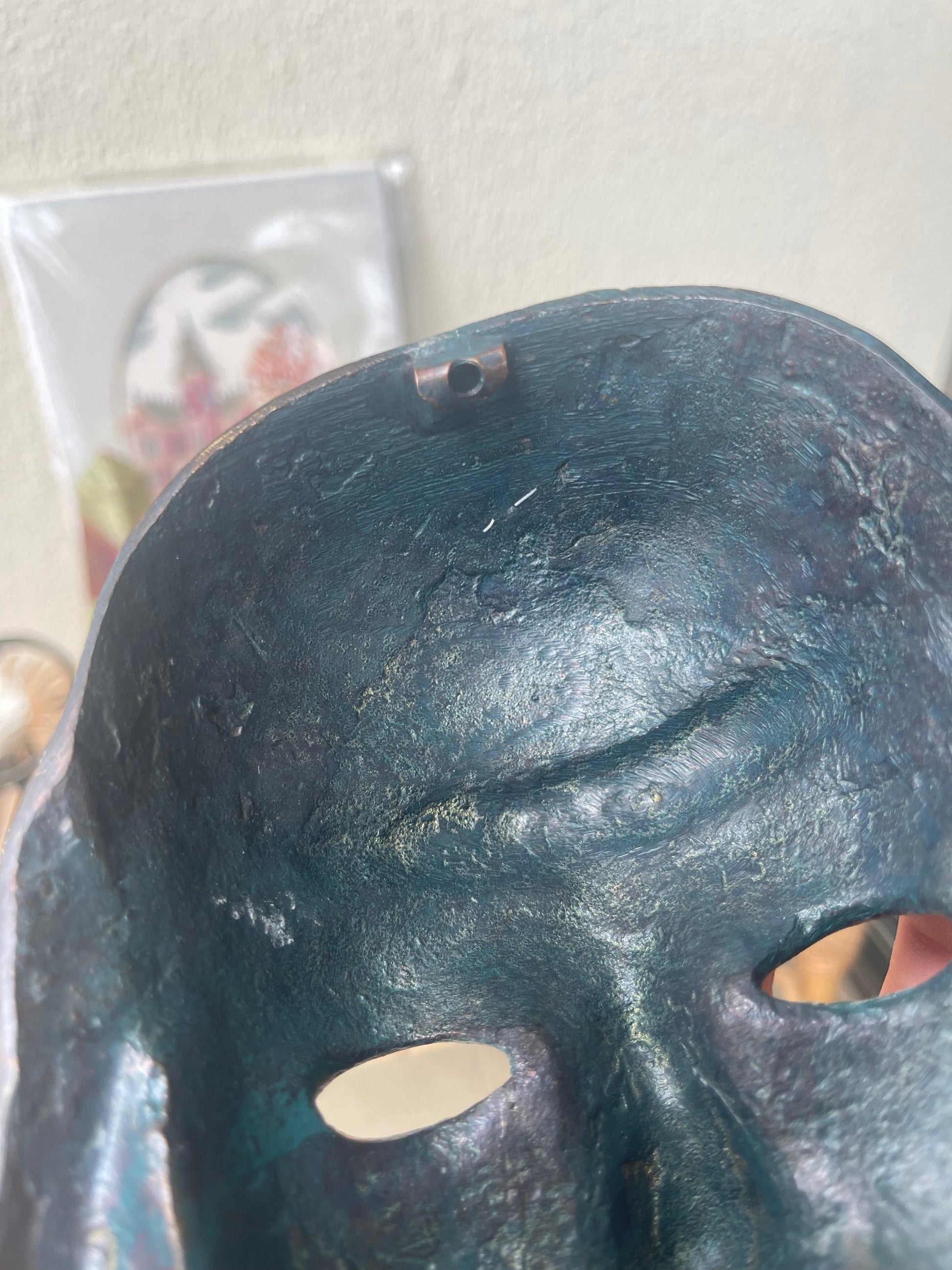 Vintage Brass Theatrical Mask