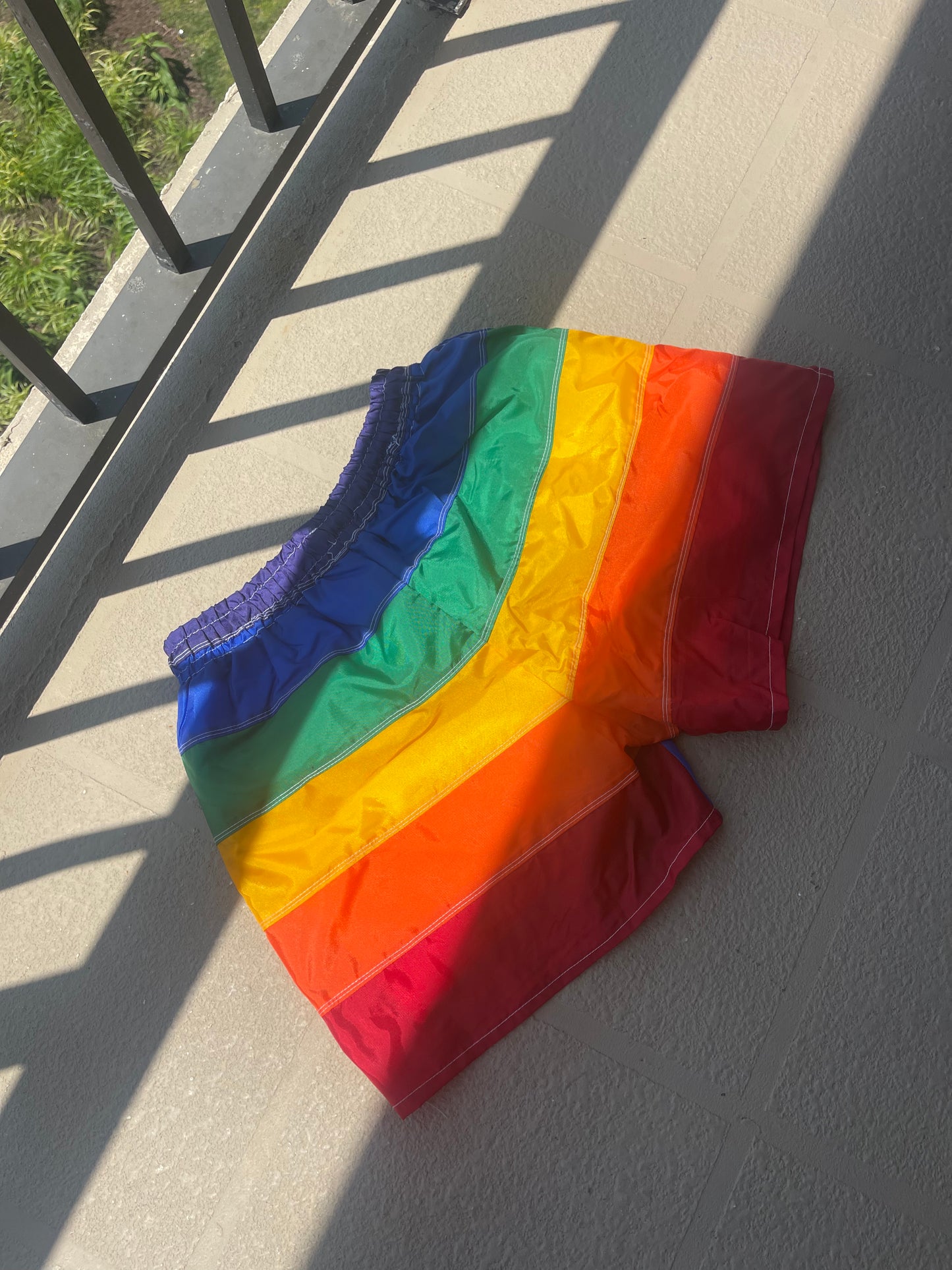 Limited Edition LTD. Vintage 90’s Pride Flag Shorts Large