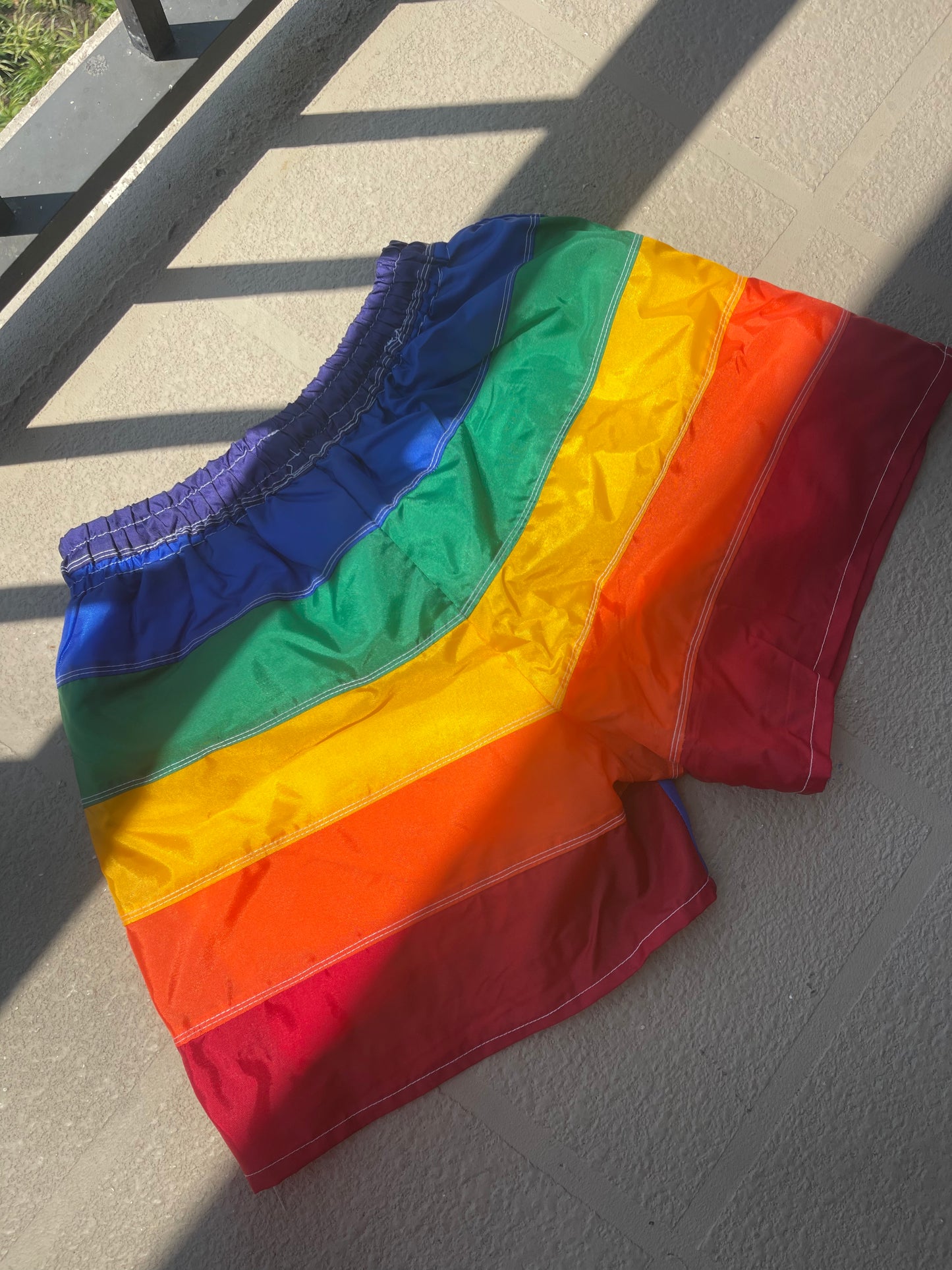 Limited Edition LTD. Vintage 90’s Pride Flag Shorts Large