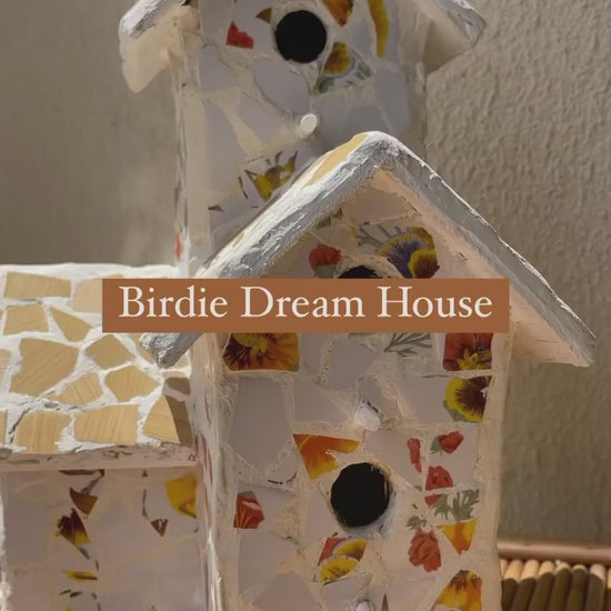 Handmade Plaster Birdhouse Video