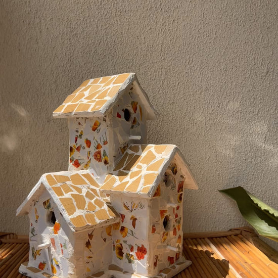 Handmade Plaster Birdhouse Video View