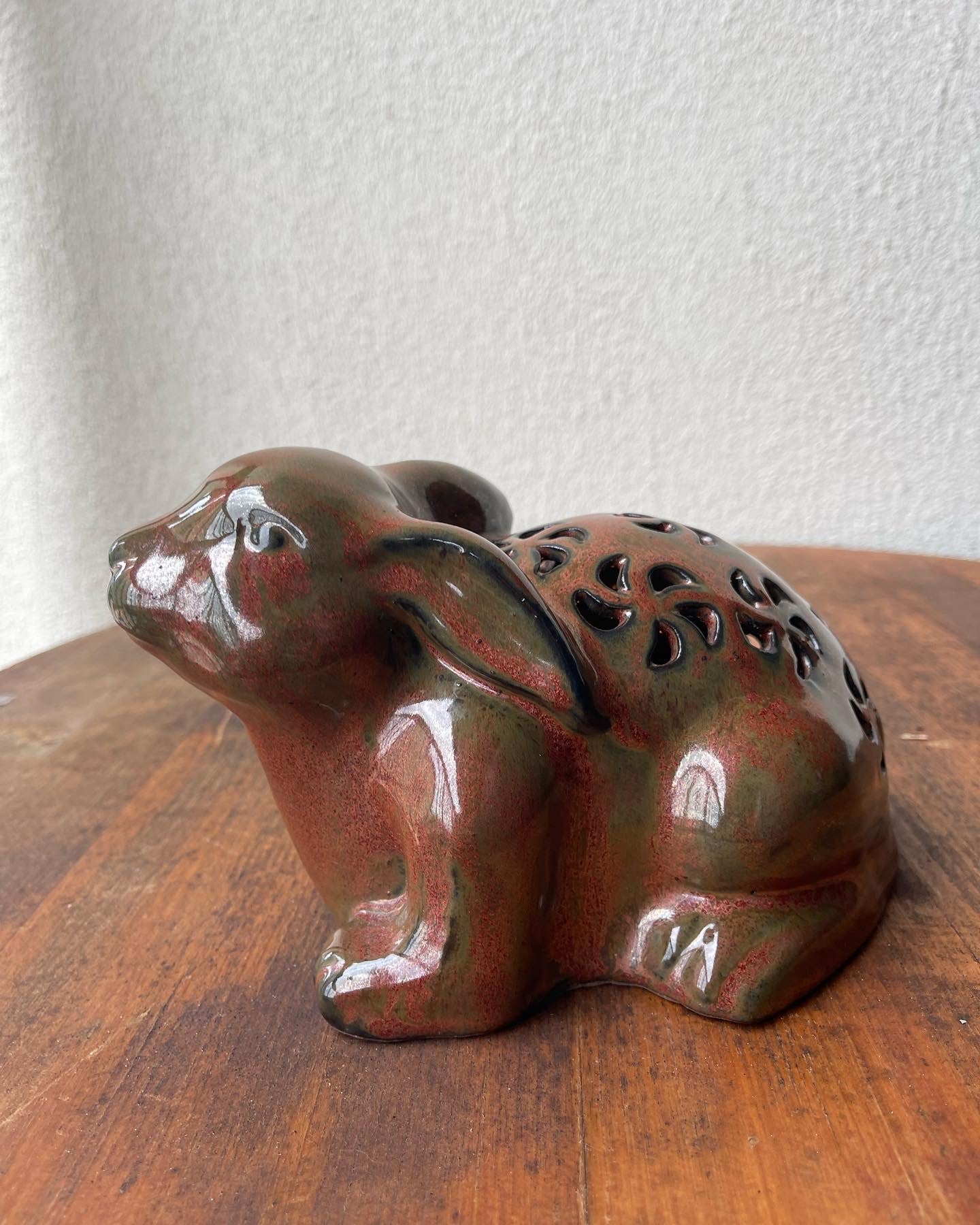 Ceramic Rabbit Fairy Lamp