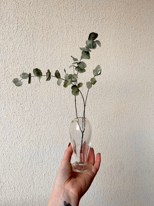 Hand Blown Glass Bud Vase
