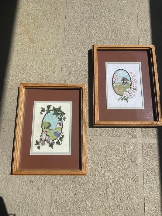 Vintage Cross Stitch Set