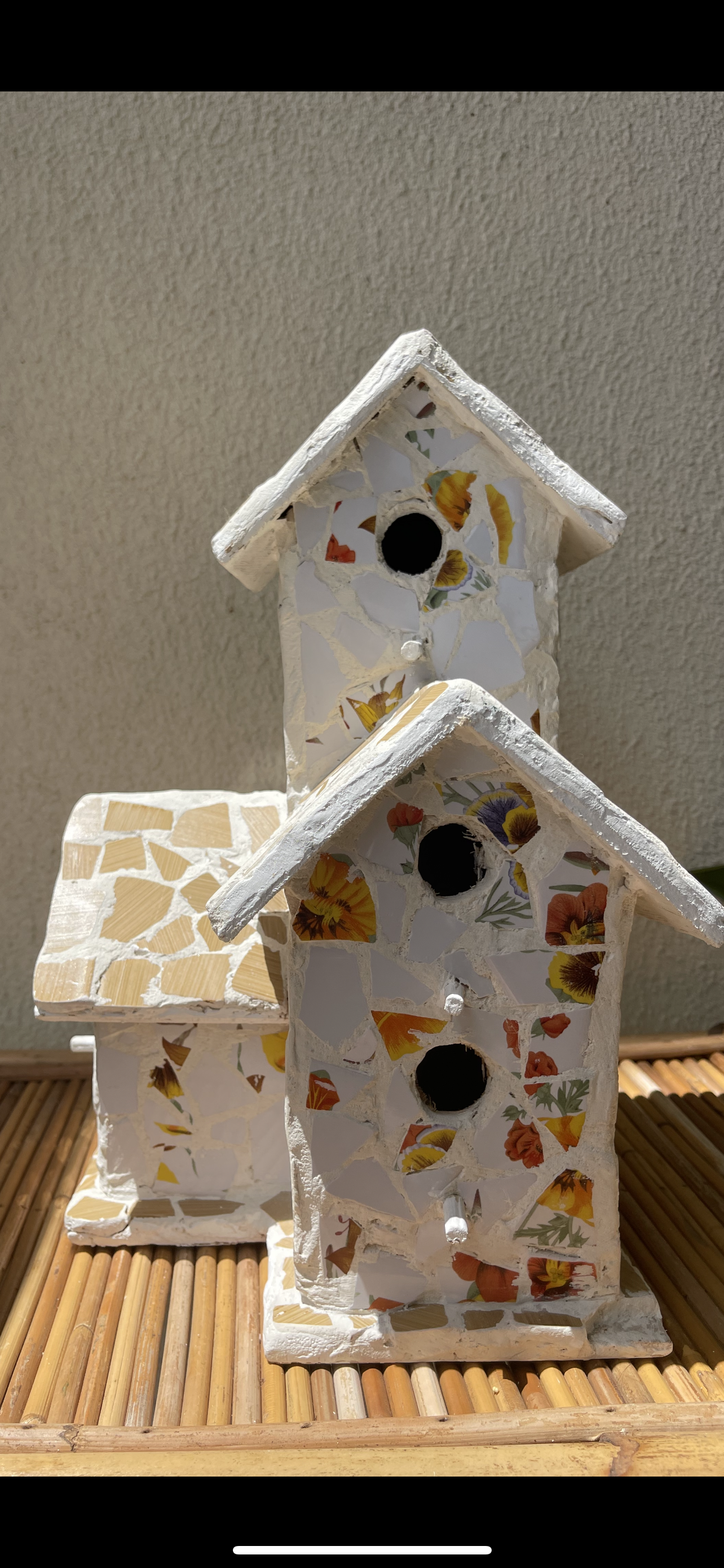 Handmade Plaster Bird House