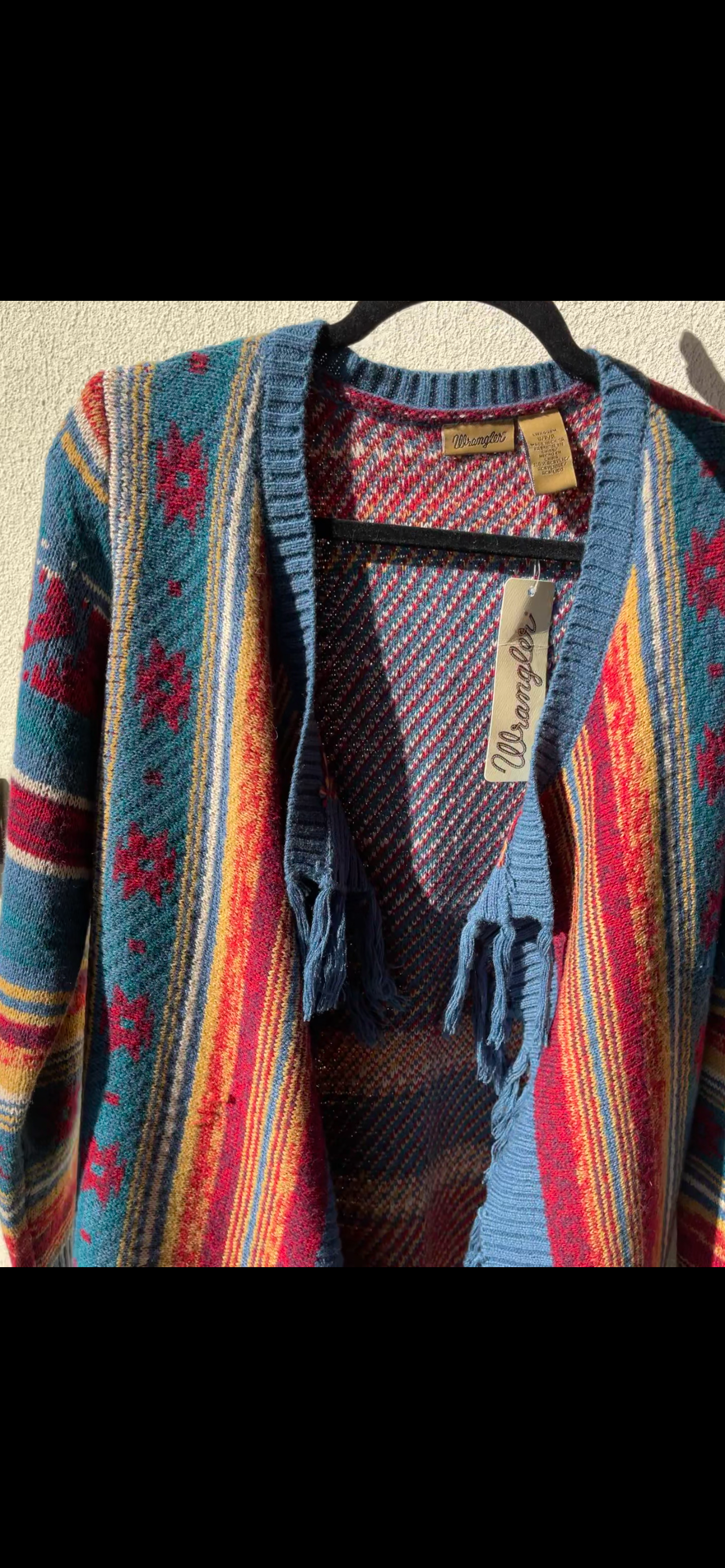 NWT Wrangler Western Aztec Duster