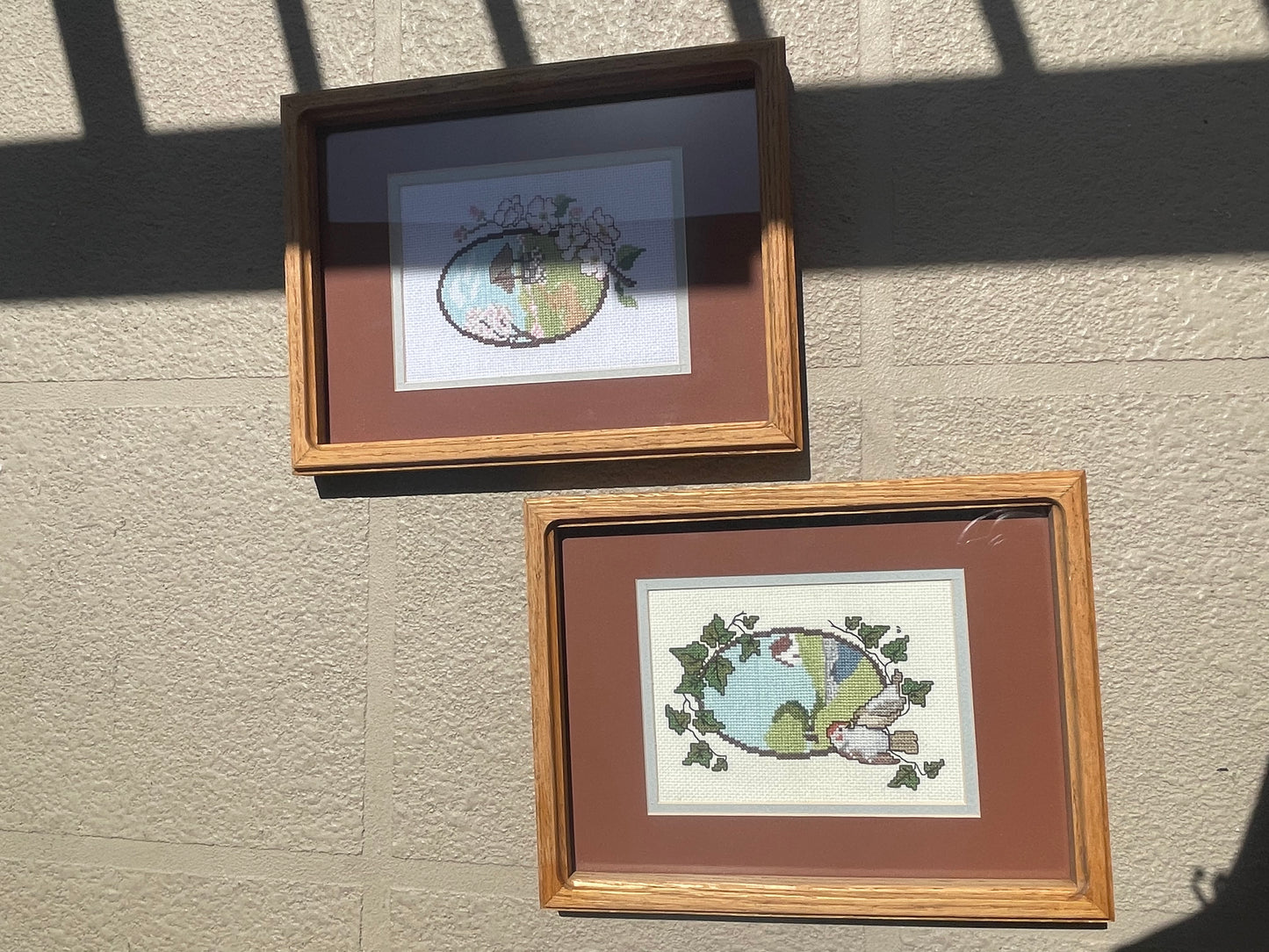 Vintage Framed Cross Stitch Set