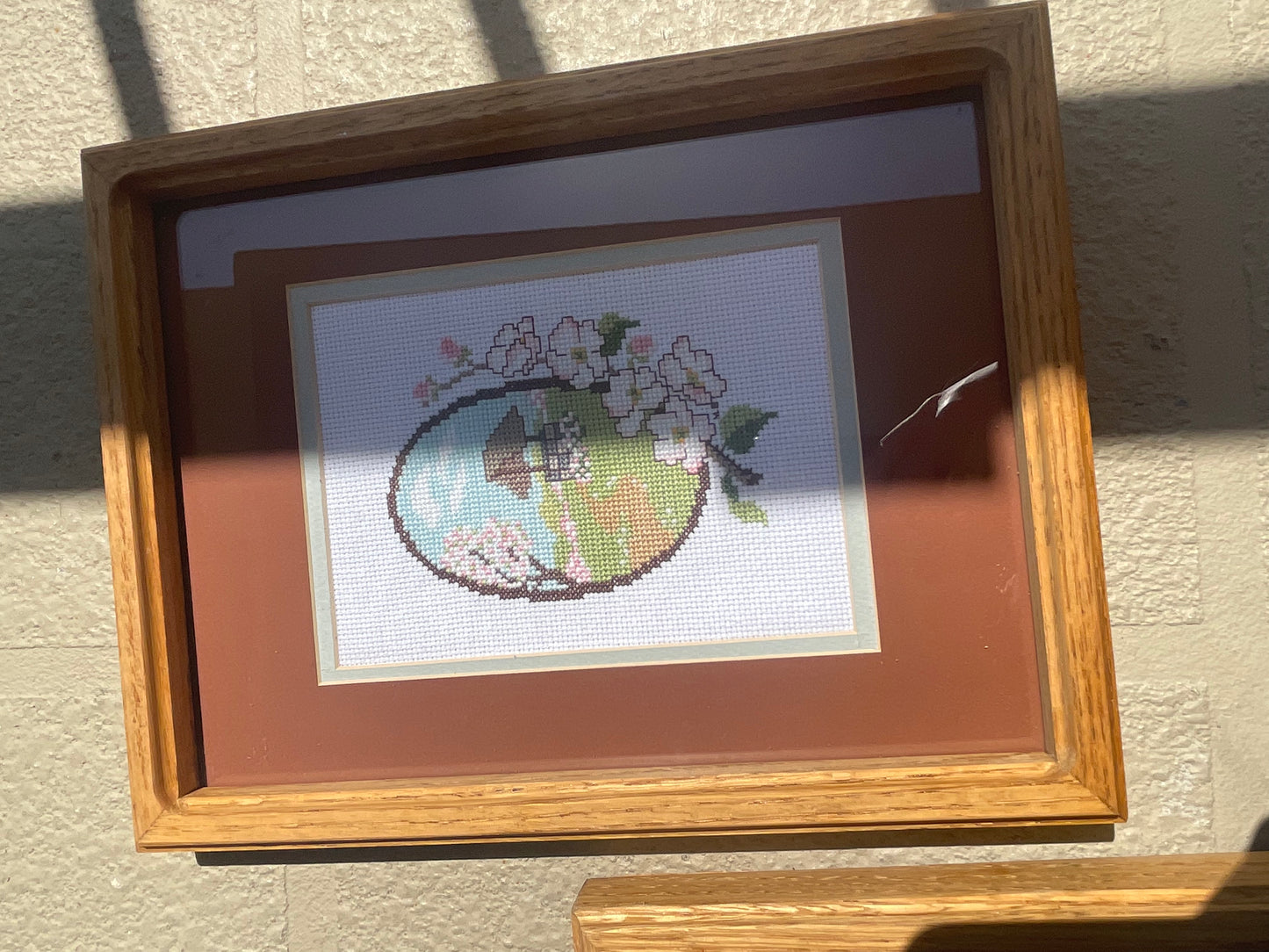 Vintage Framed Cross Stitch Set