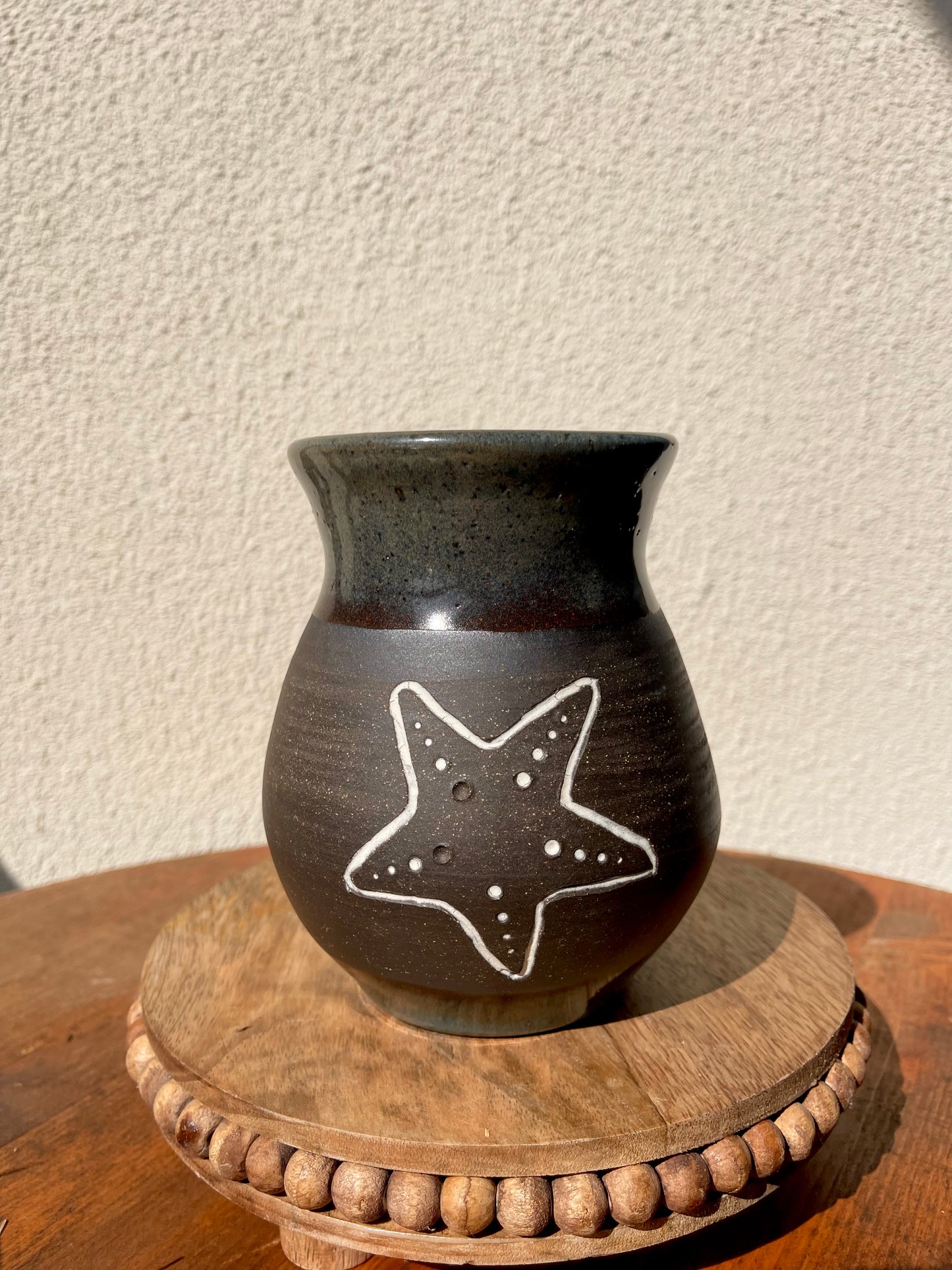 Shell Pottery Planter