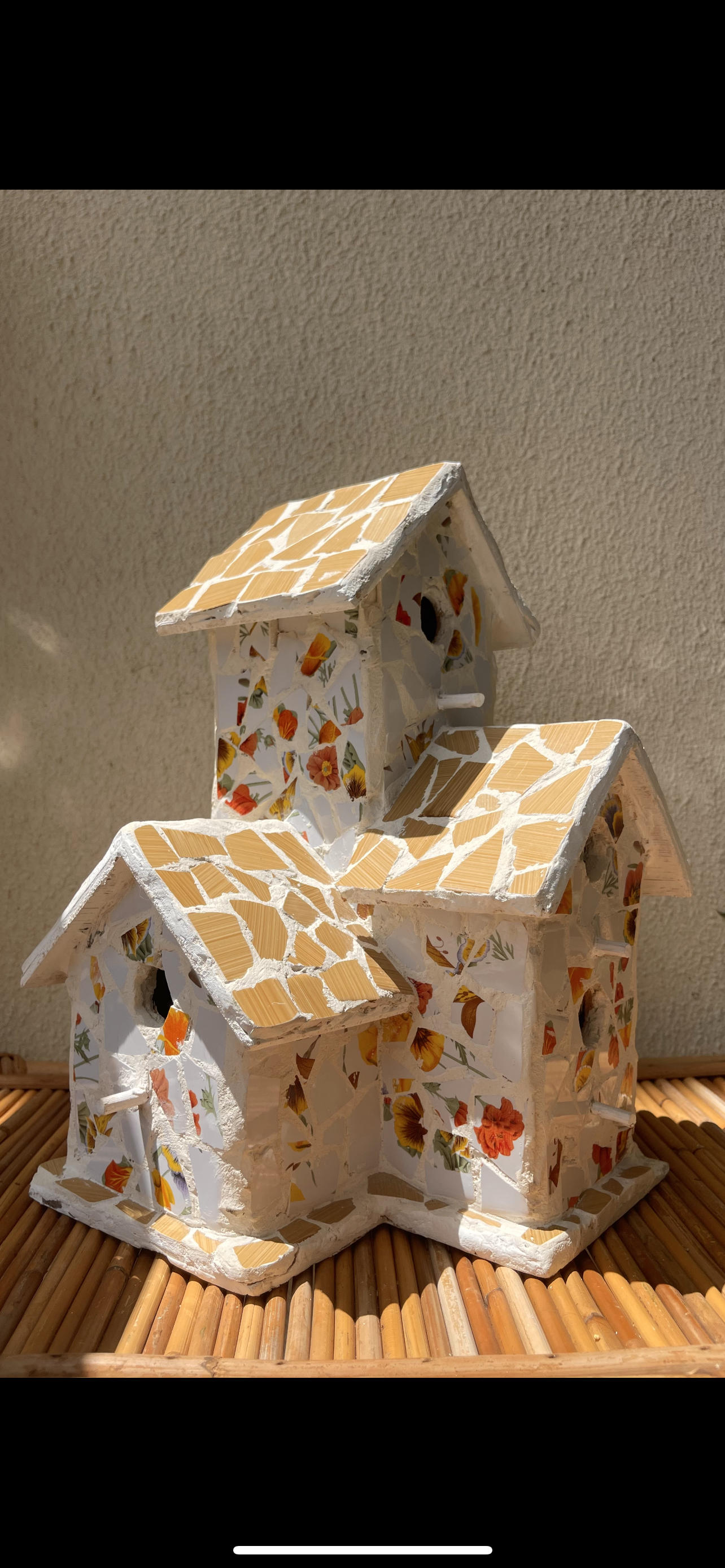 Handmade Plaster Bird House