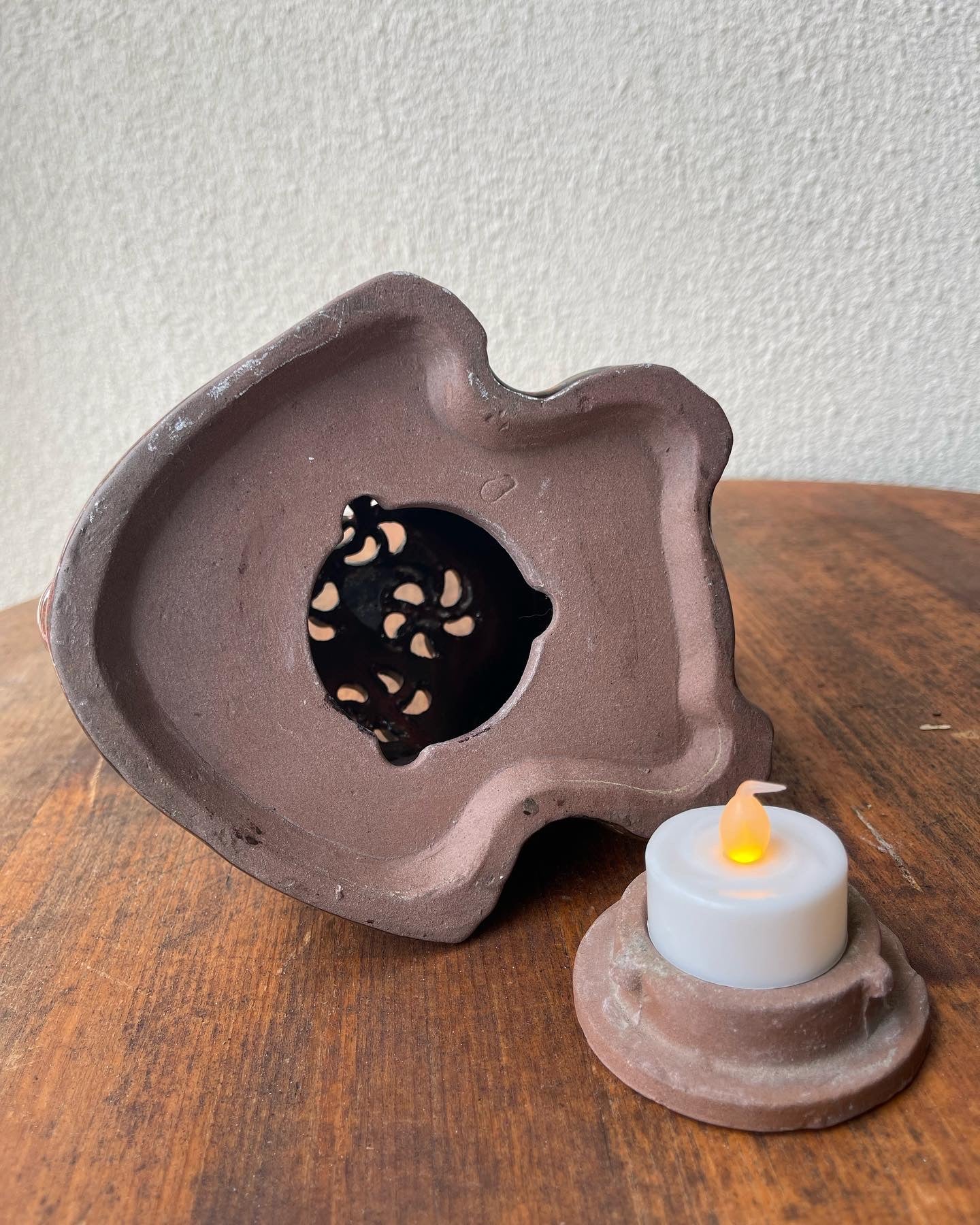 Pottery Bunny Candle Lamp