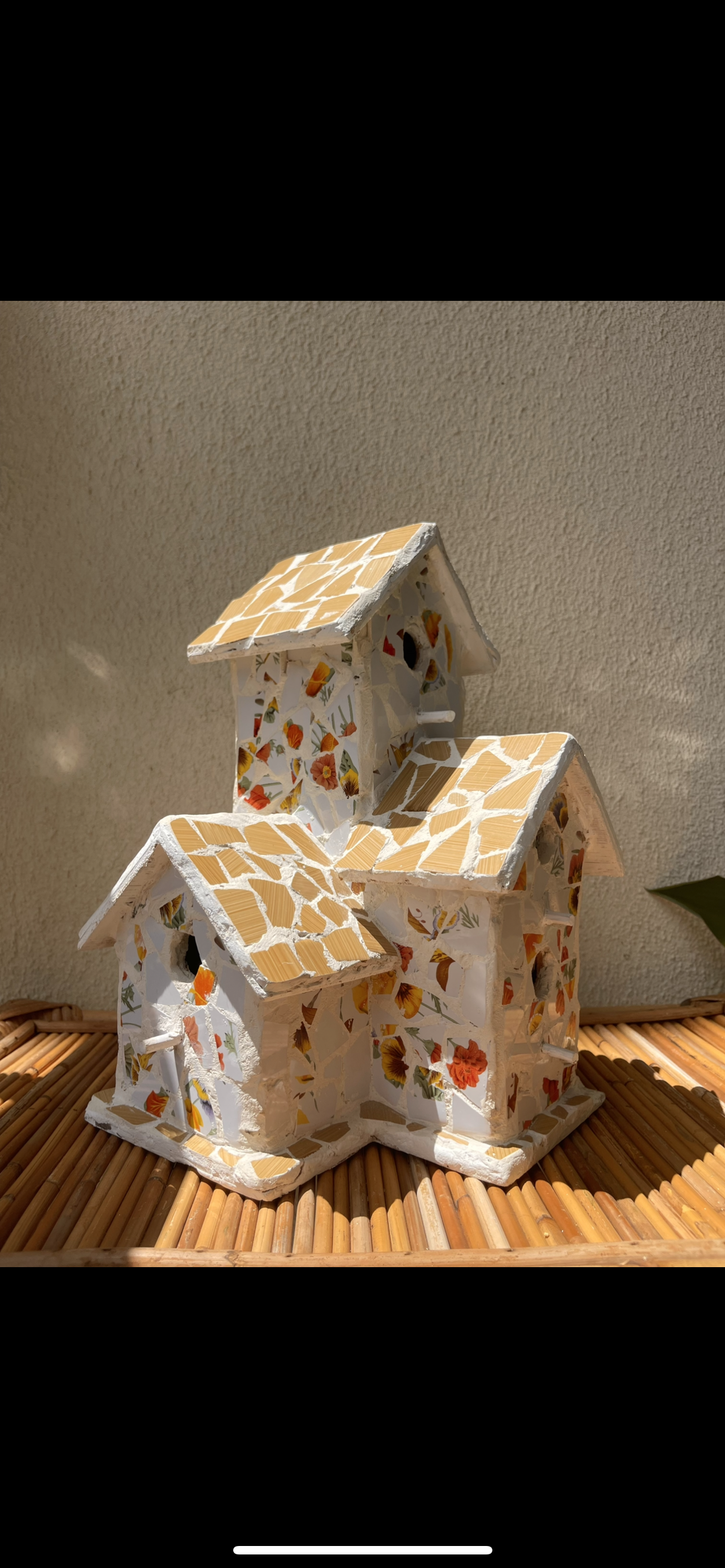 Handmade Plaster Bird House