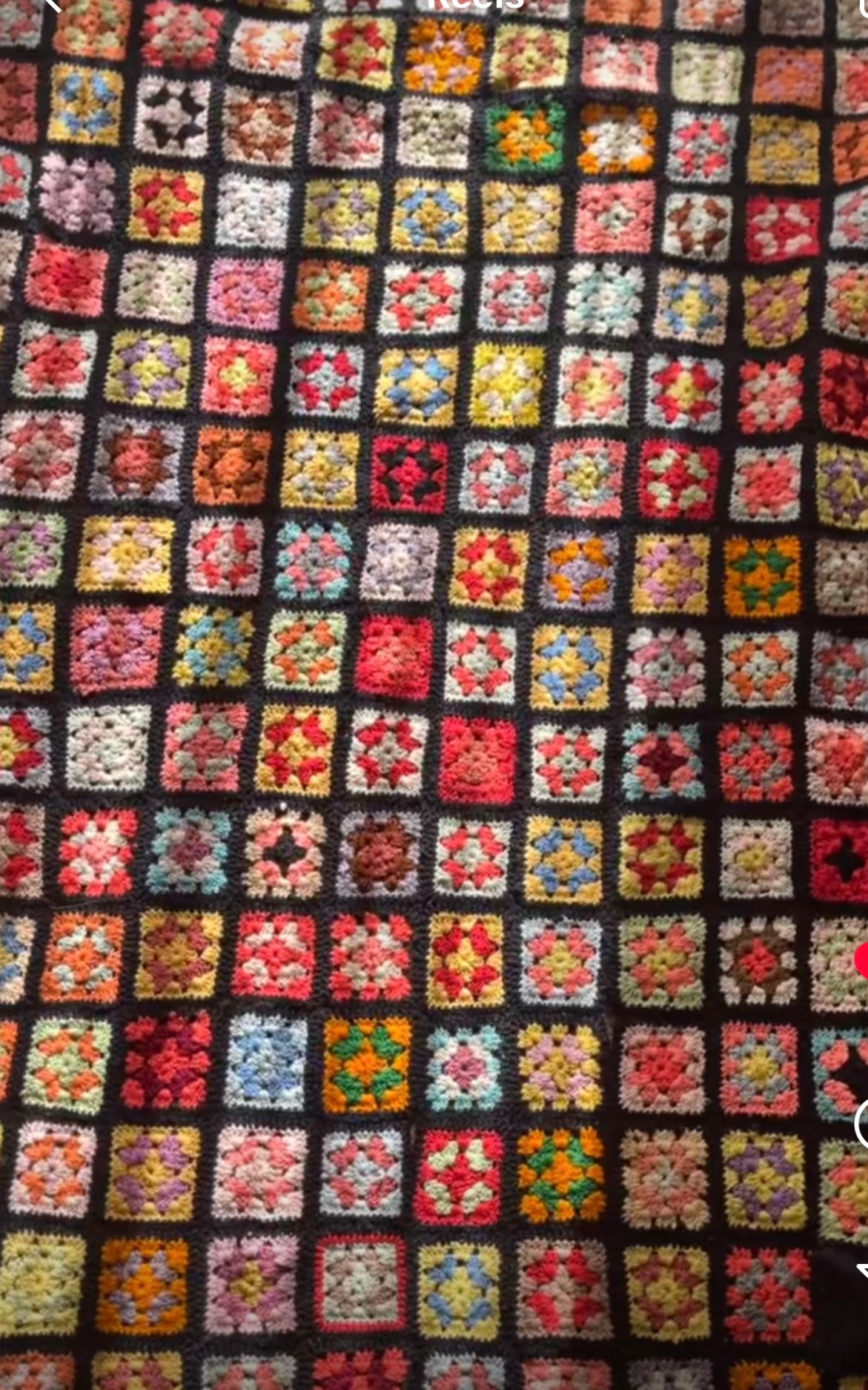 Handmade Multi Block Afghan